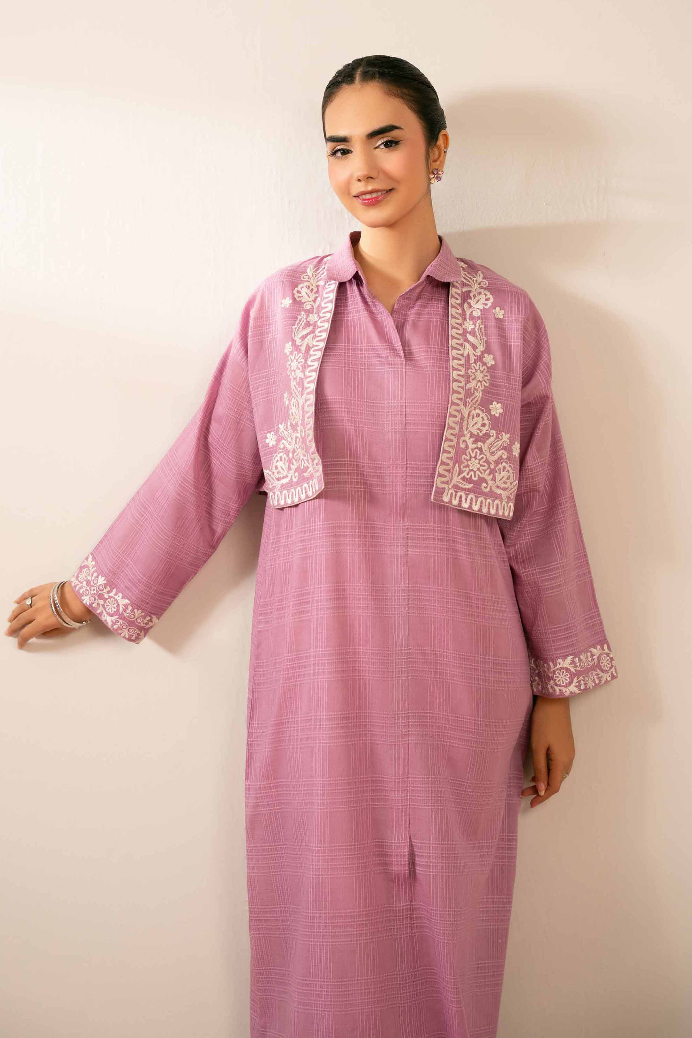 2 Piece - Embroidered Suit - FS25-37