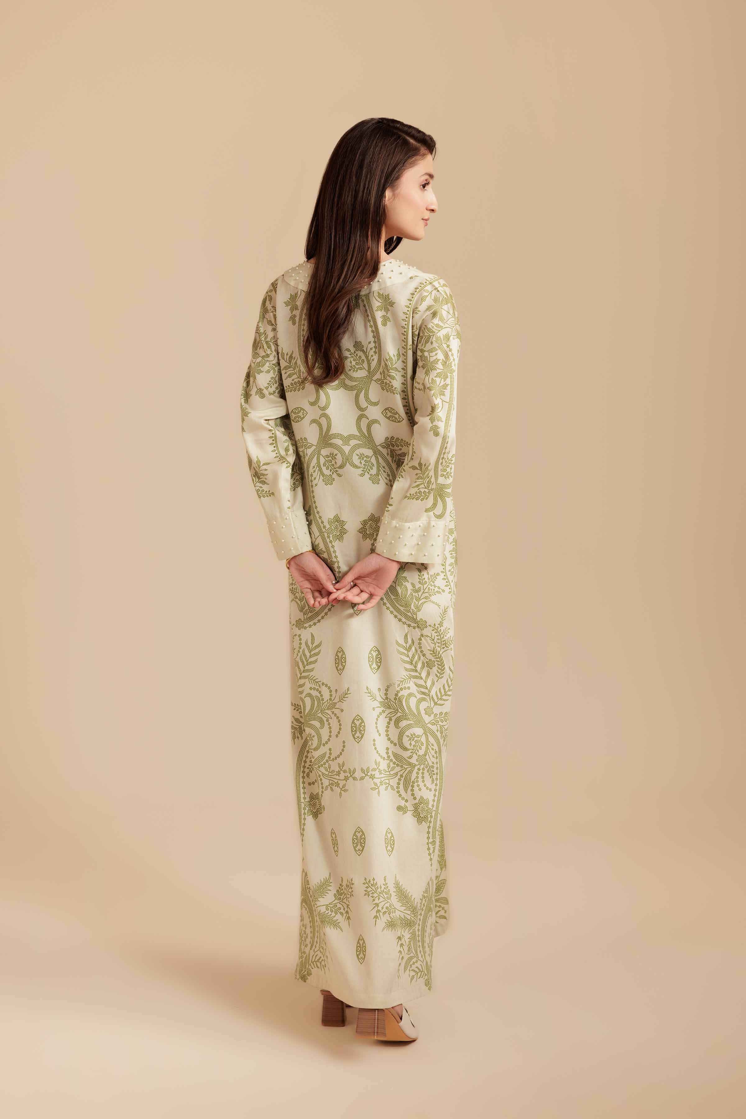 Nishat Linen UAE - Printed Shirt - FS25-51