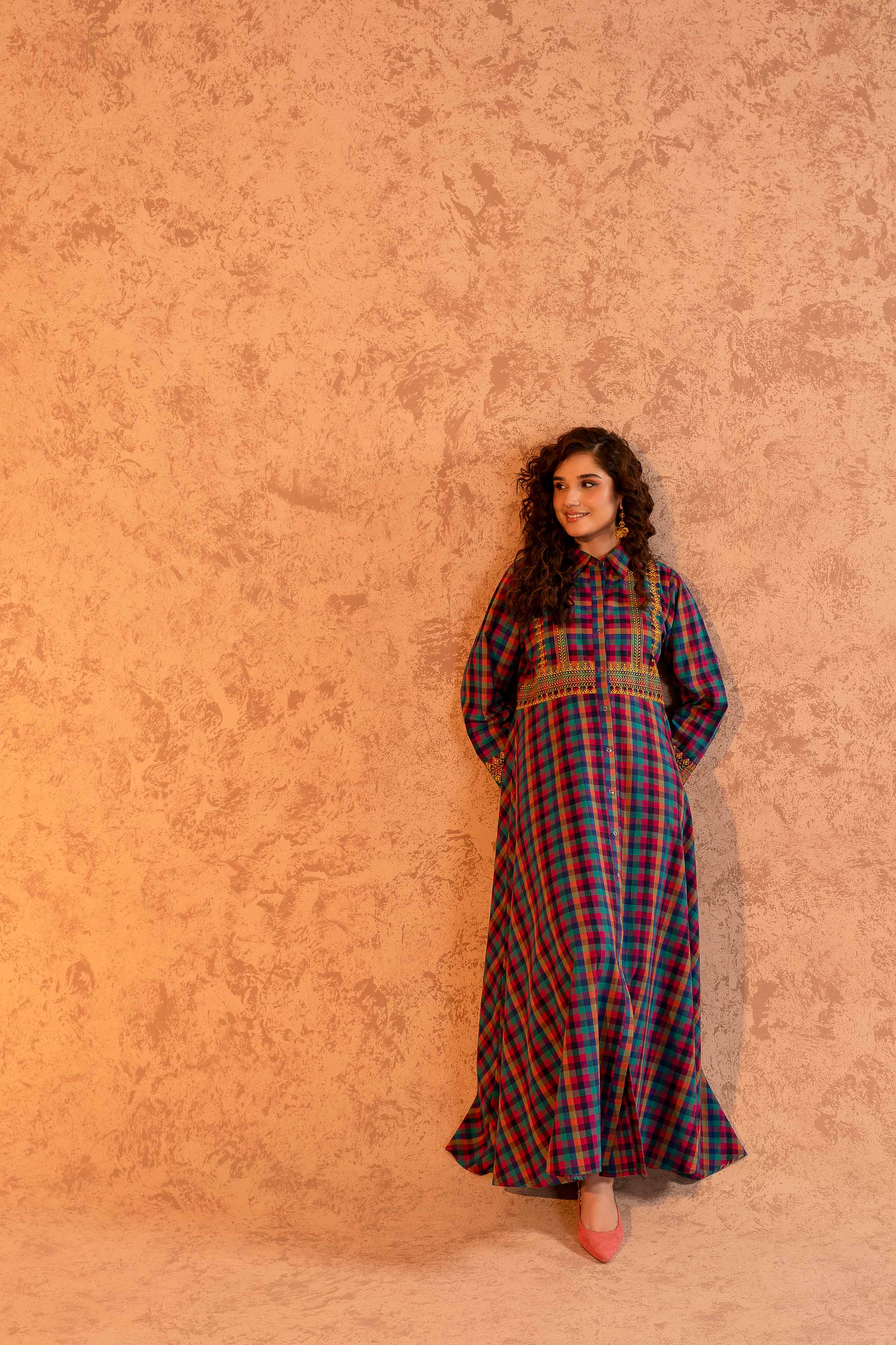 Embroidered Fustaan - FSW23-30