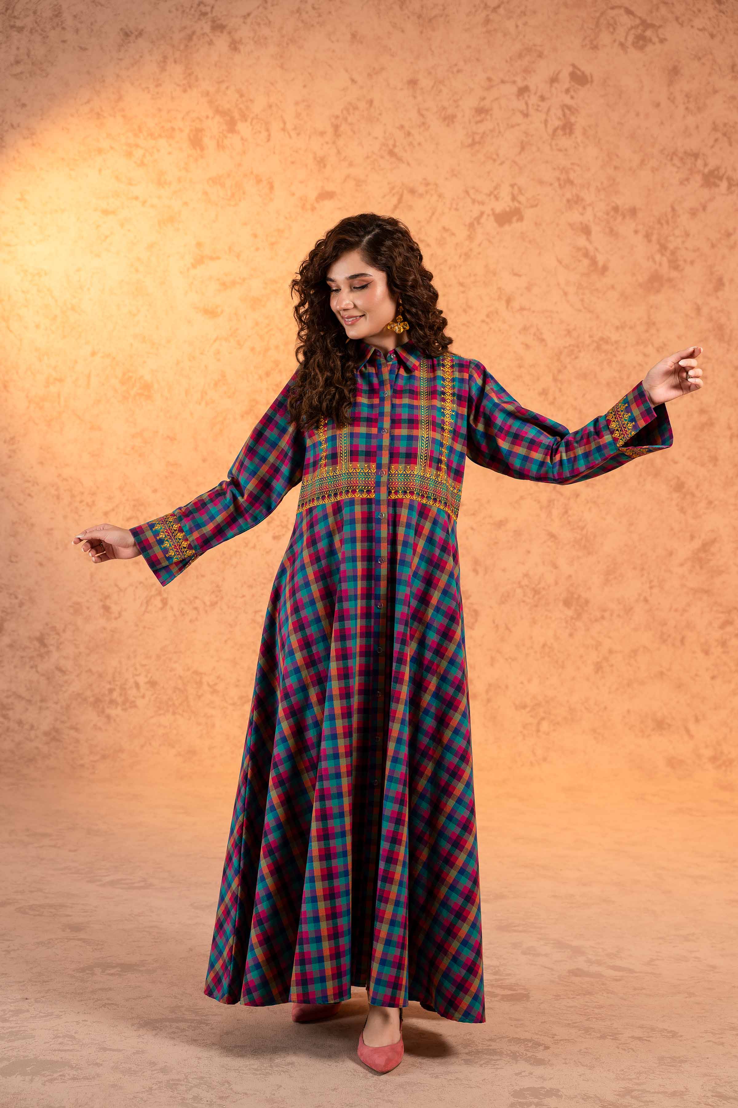 Embroidered Fustaan - FSW23-30