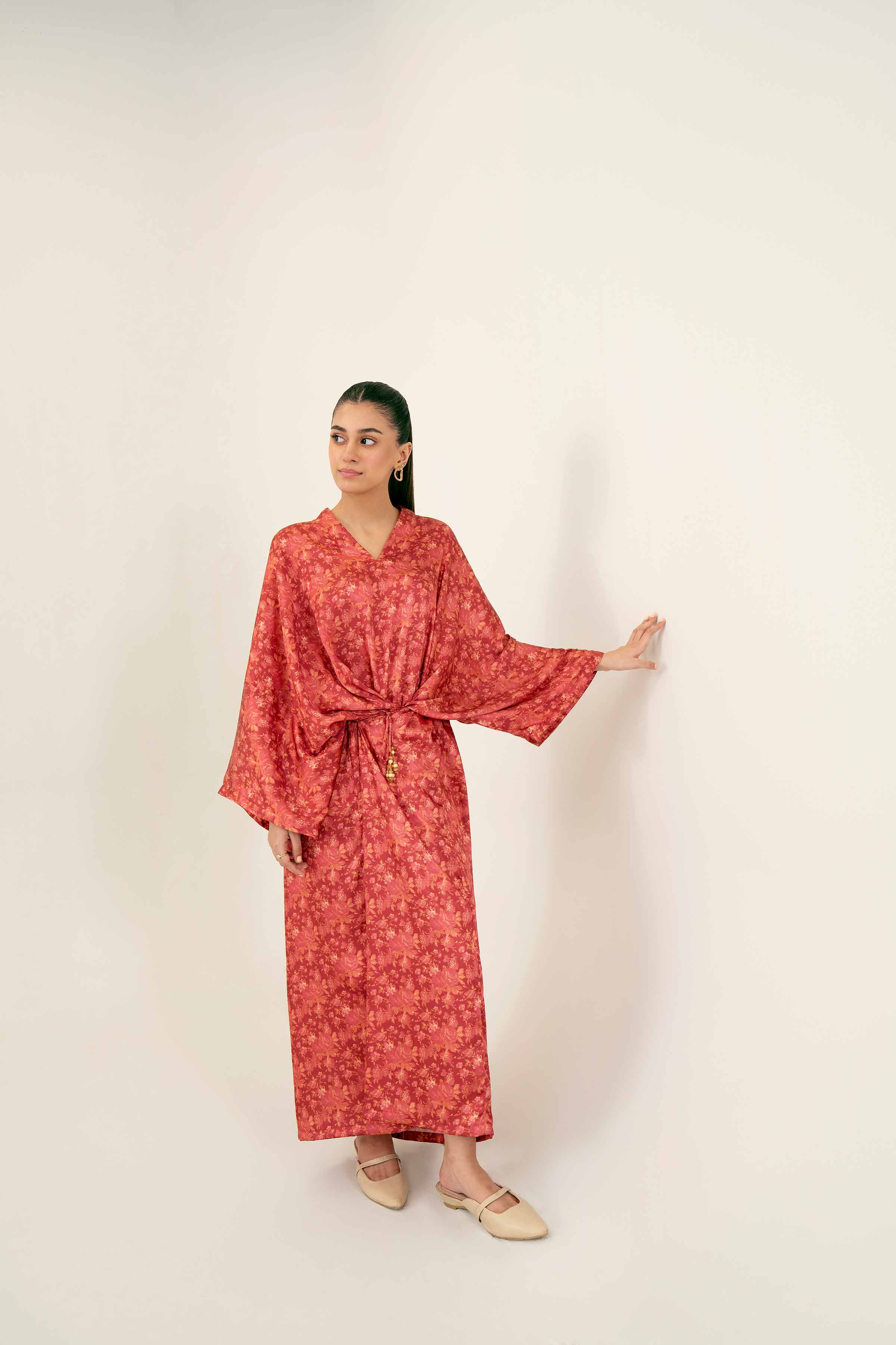 Printed Kimono Dress - FW24-58