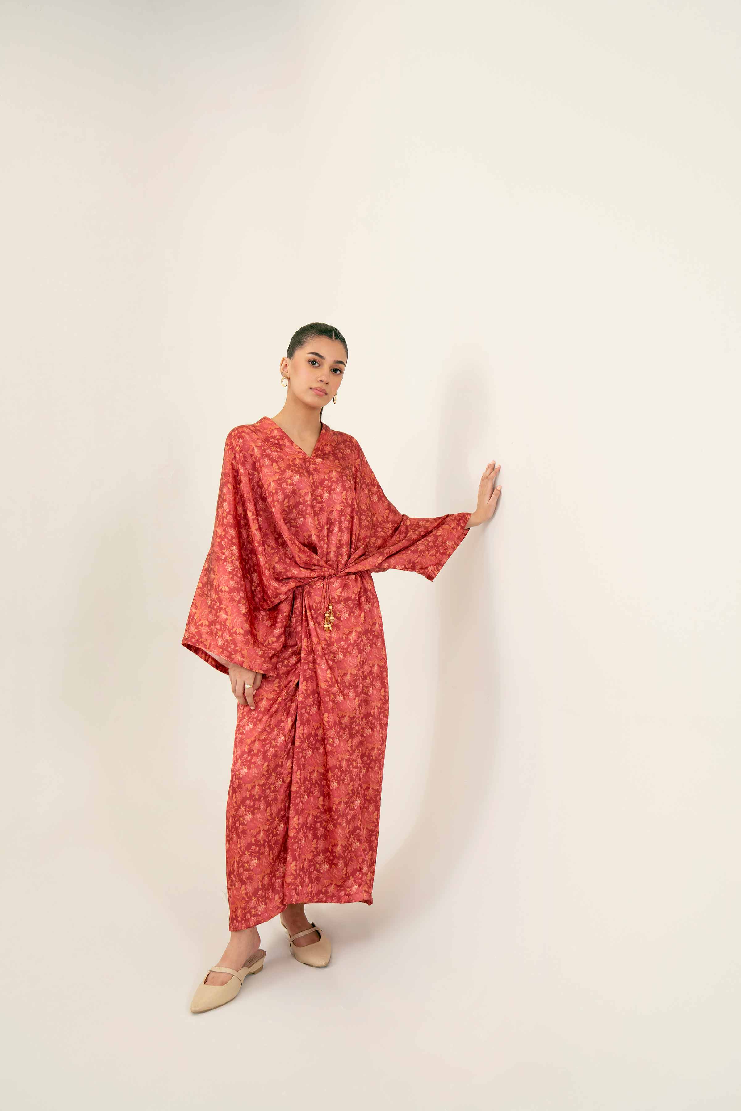 Printed Kimono Dress - FW24-58