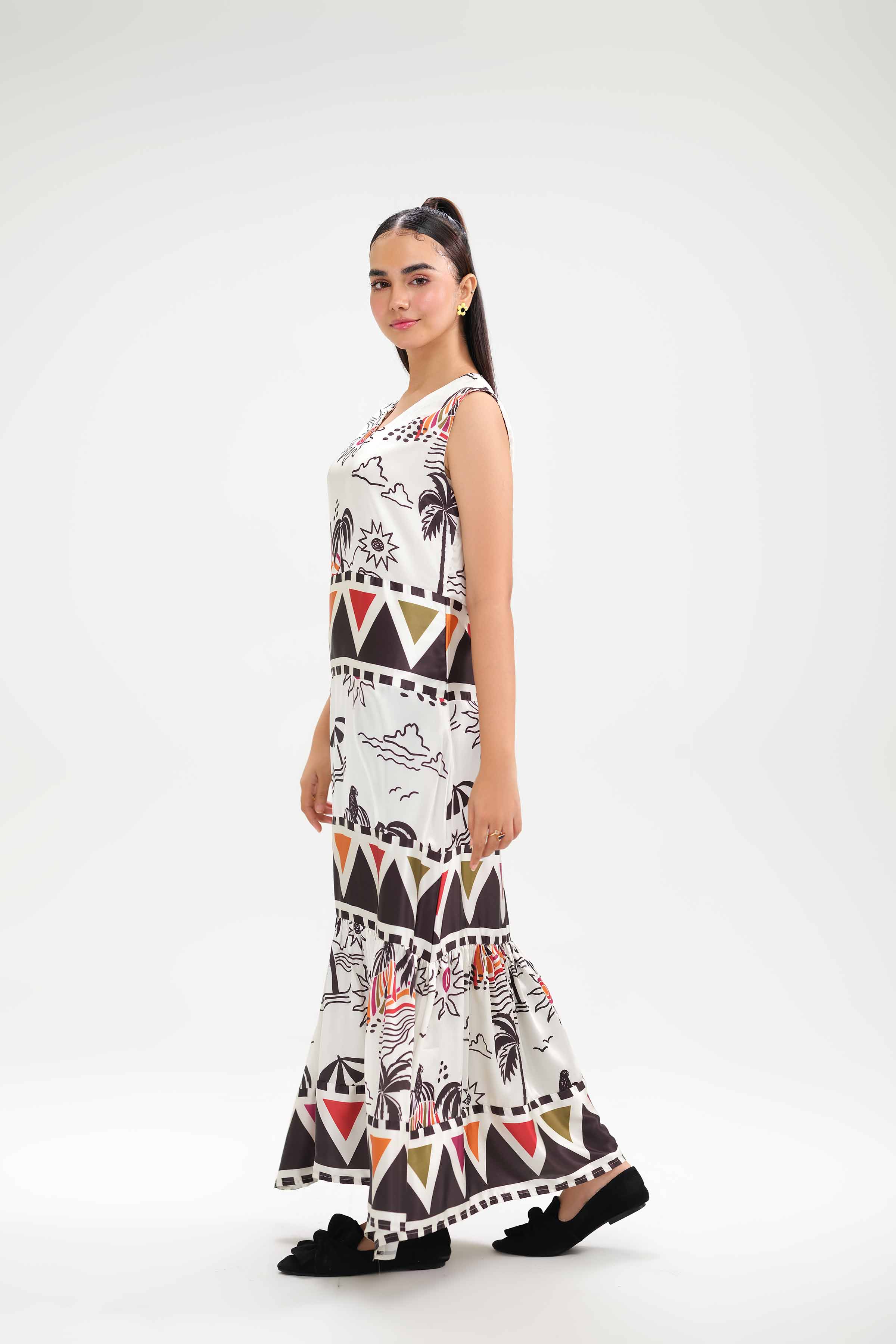 Printed Dress - FW24-65
