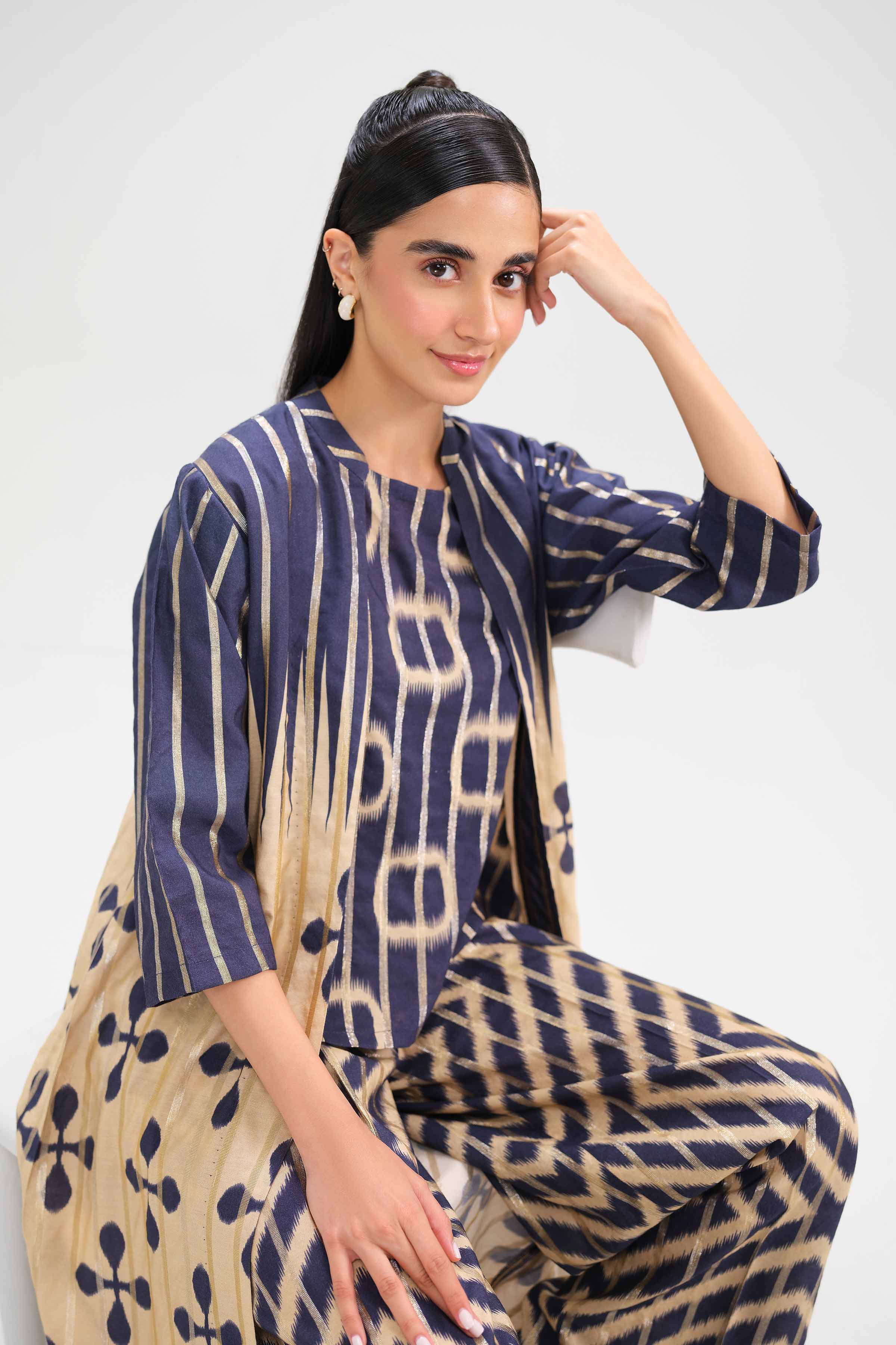 3 Piece - Printed Suit - FW24-71