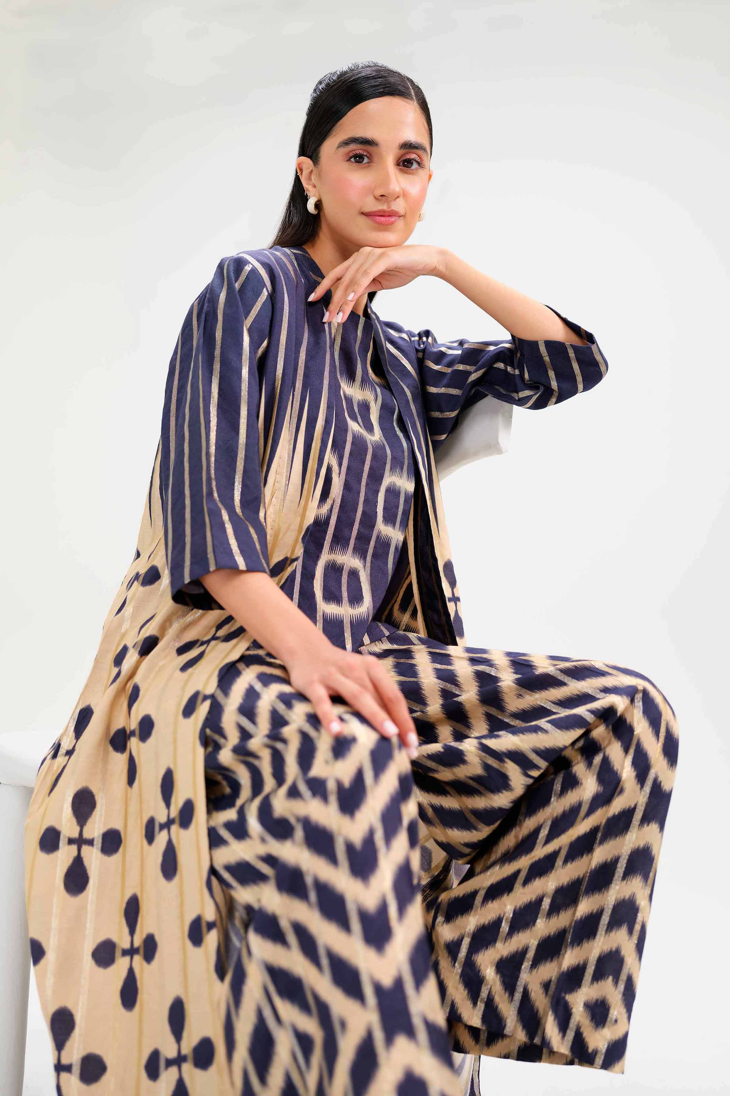 3 Piece - Printed Suit - FW24-71