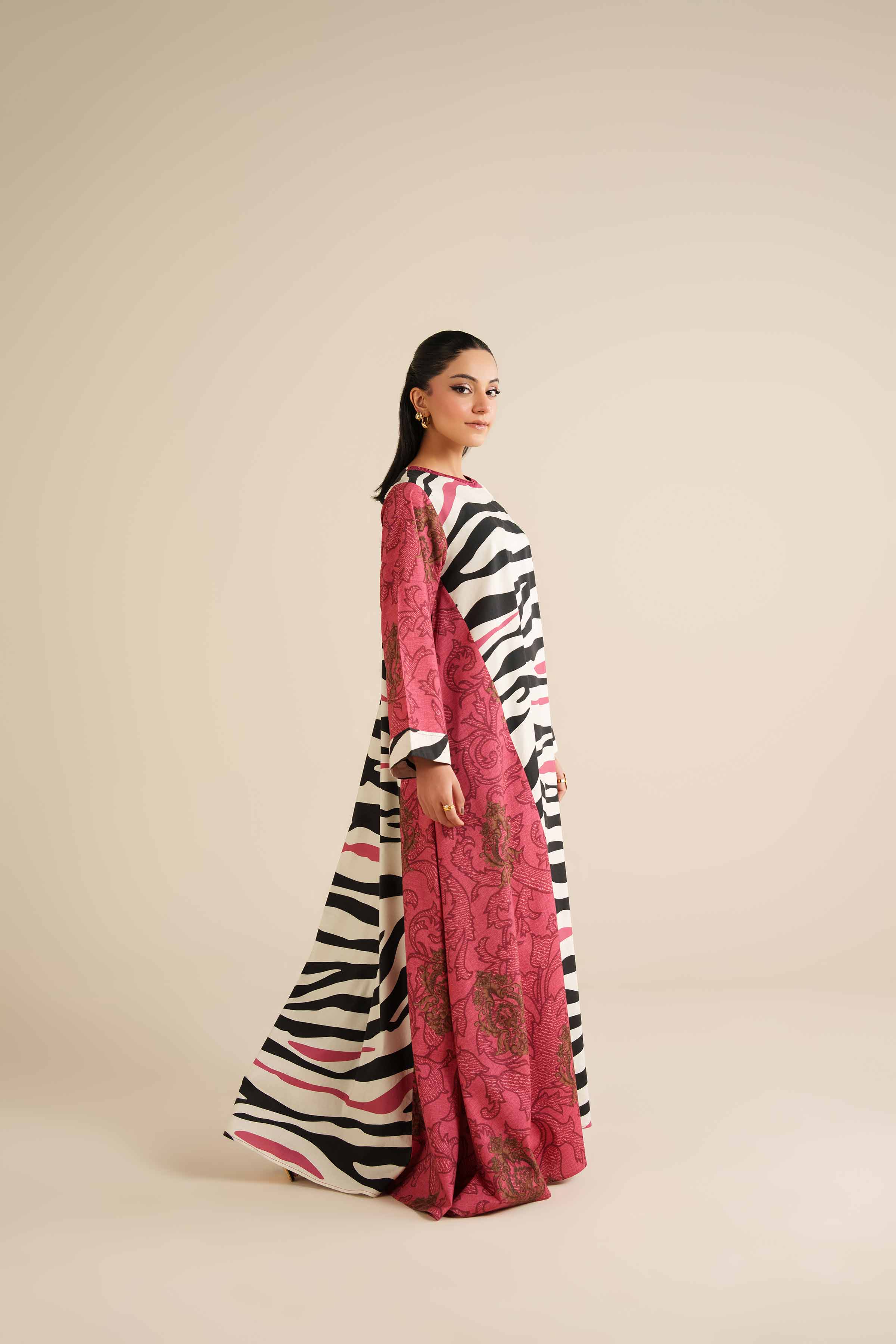 Nishat Linen UAE - Printed Dress - FW25-12