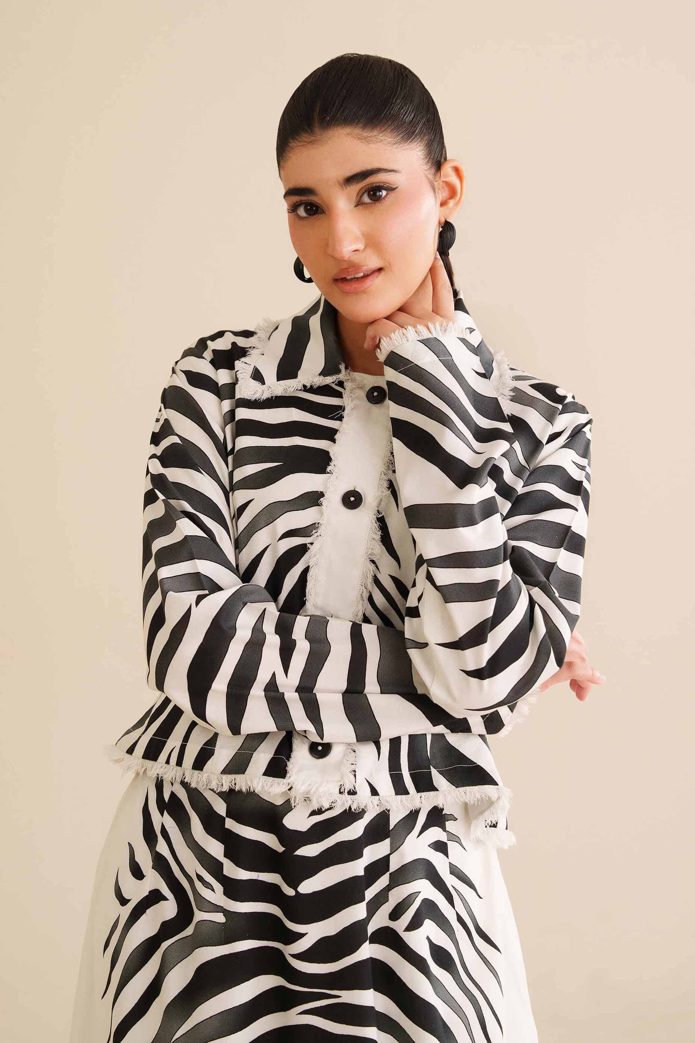 NISHATUAE - Multi Printed Cotton 2-piece Ready to wear Dress