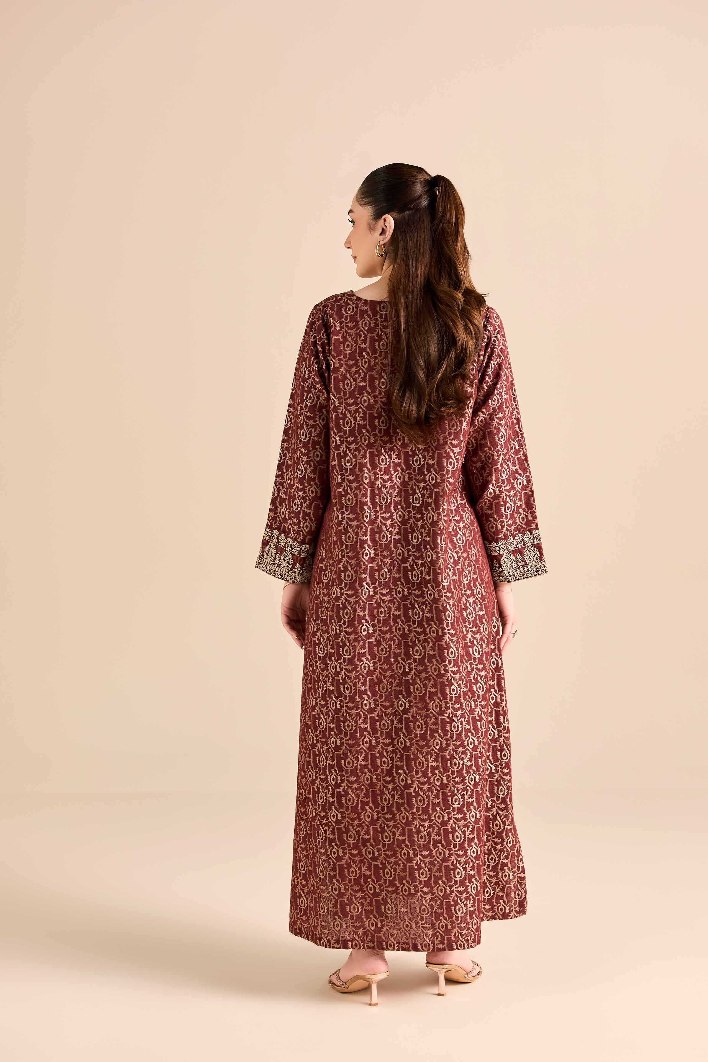 Nishat Linen UAE - Embroidered Shirt - FW25-15