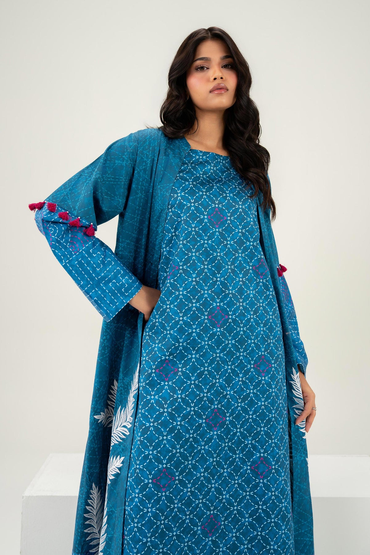 2 Piece - Embroidered Gown - FW25-21
