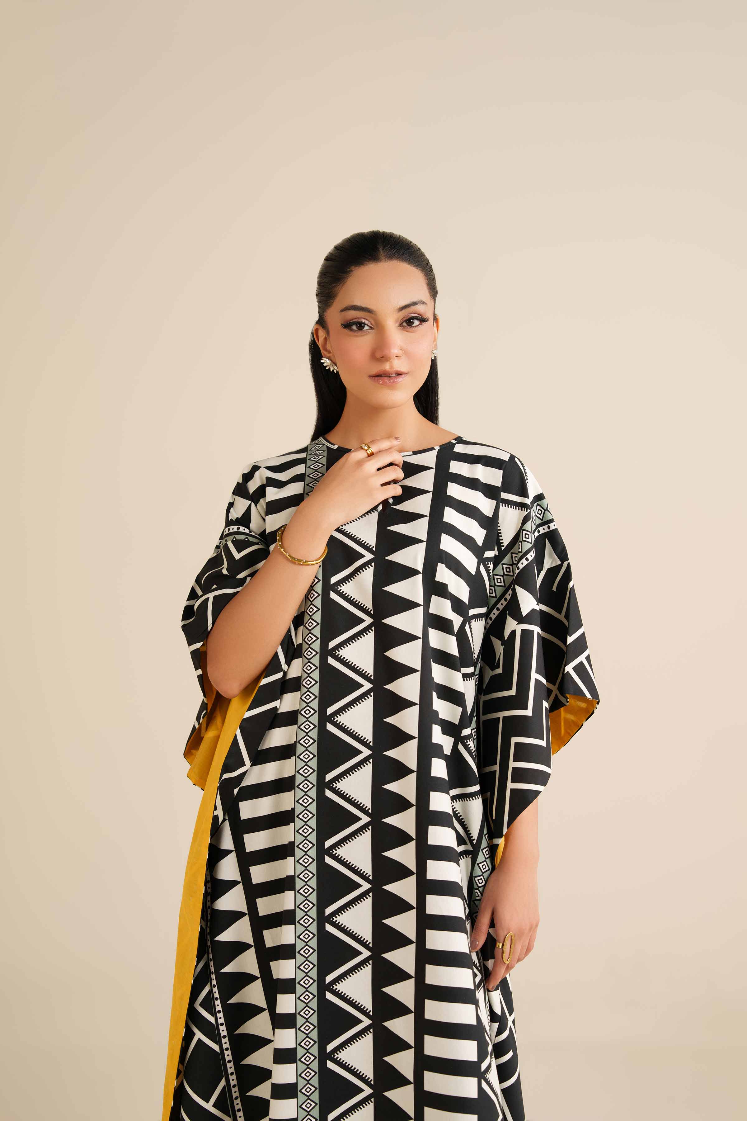 Nishat Linen UAE - Printed Kaftan - FW25-30
