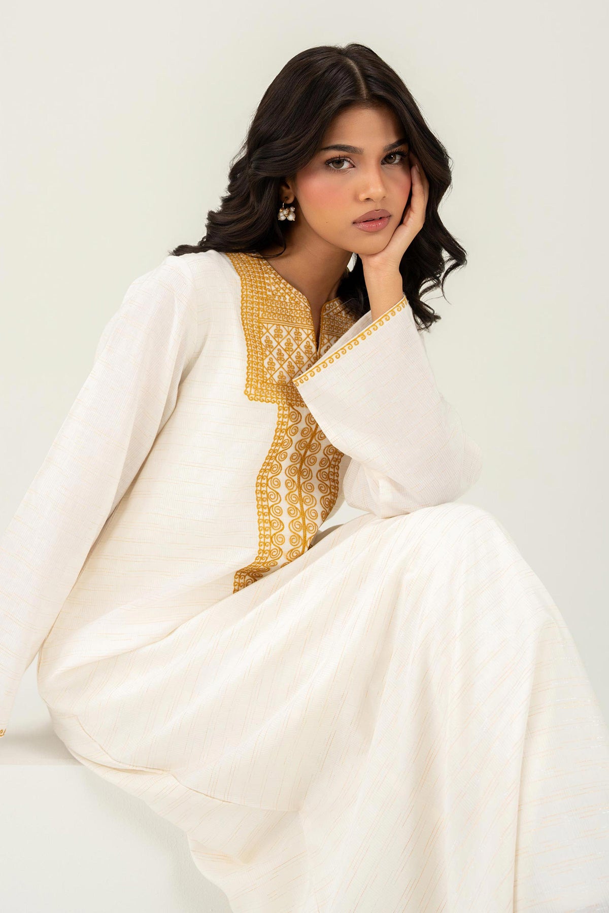 Embroidered Jalabiya - FW25-39
