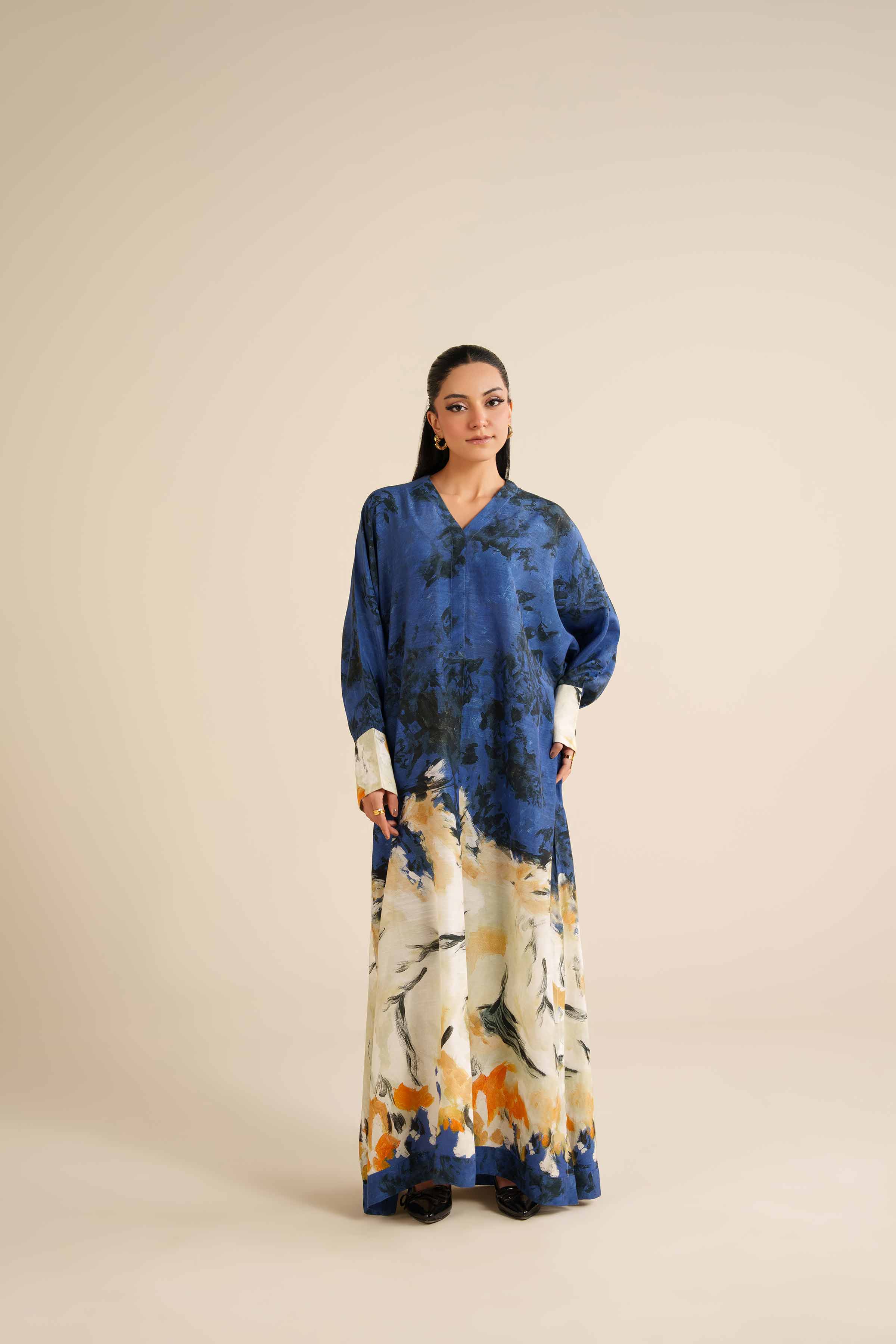 Nishat Linen UAE - Printed Dress - FW25-41