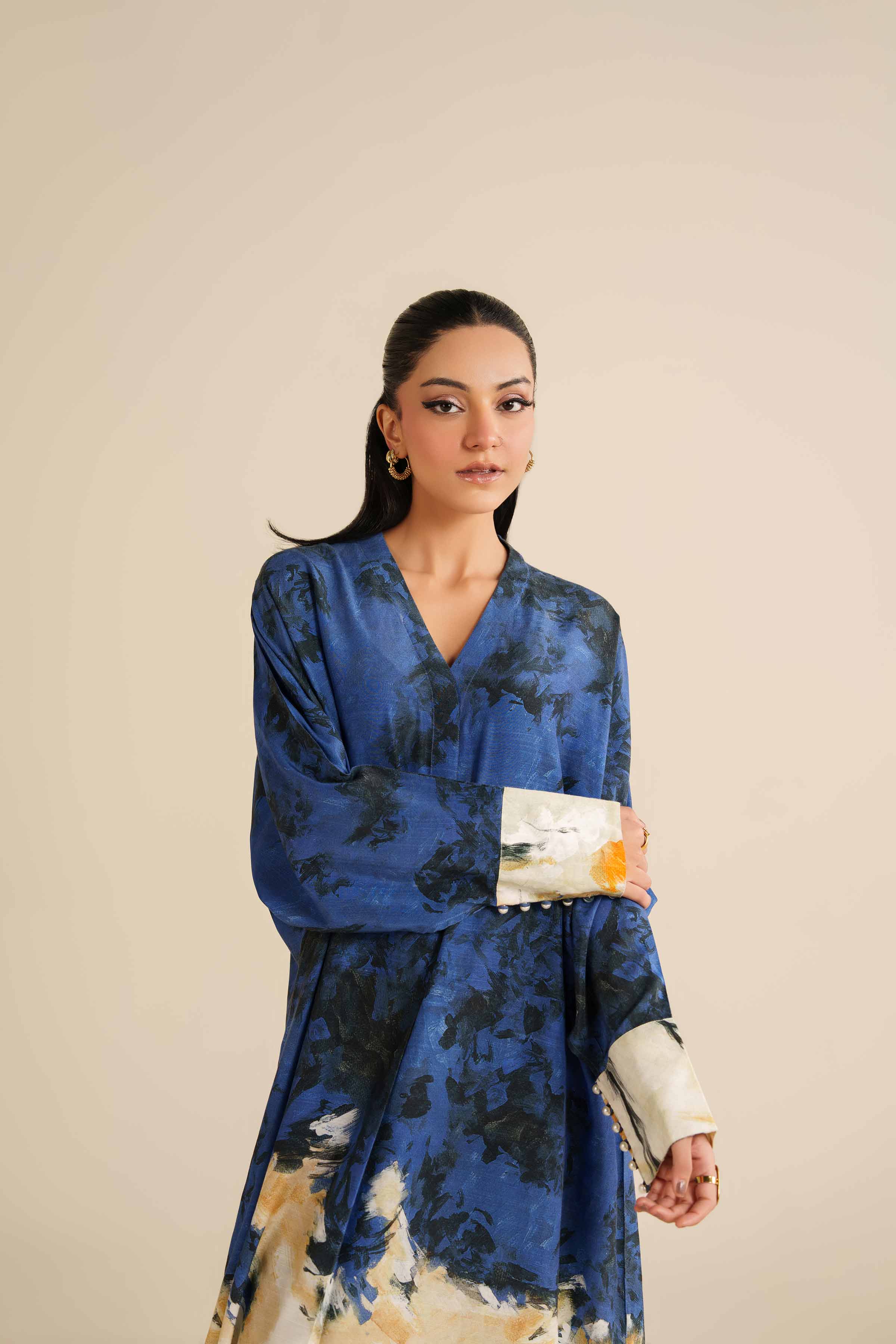 Nishat Linen UAE - Printed Dress - FW25-41