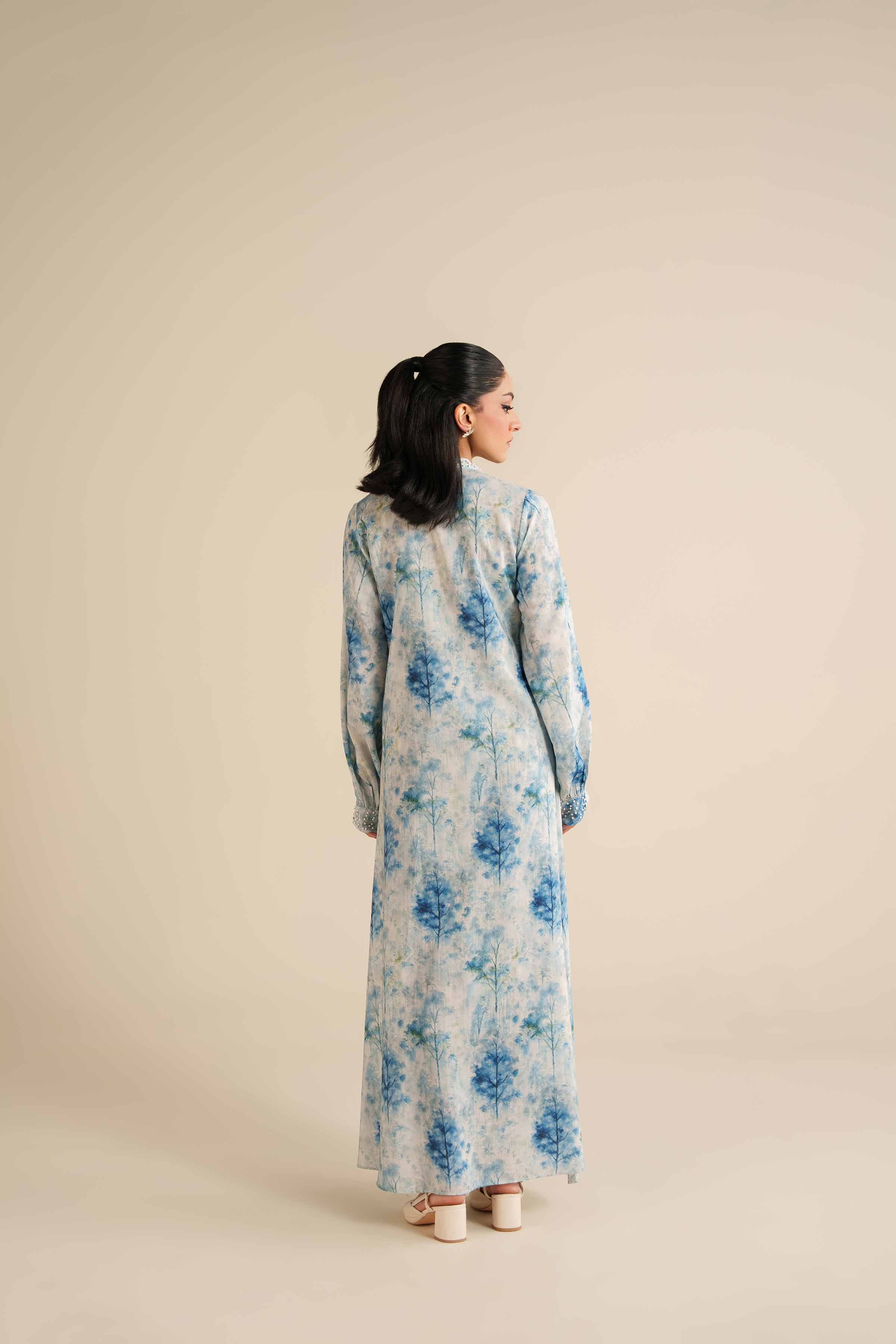 Nishat Linen UAE - Printed Dress - FW25-43