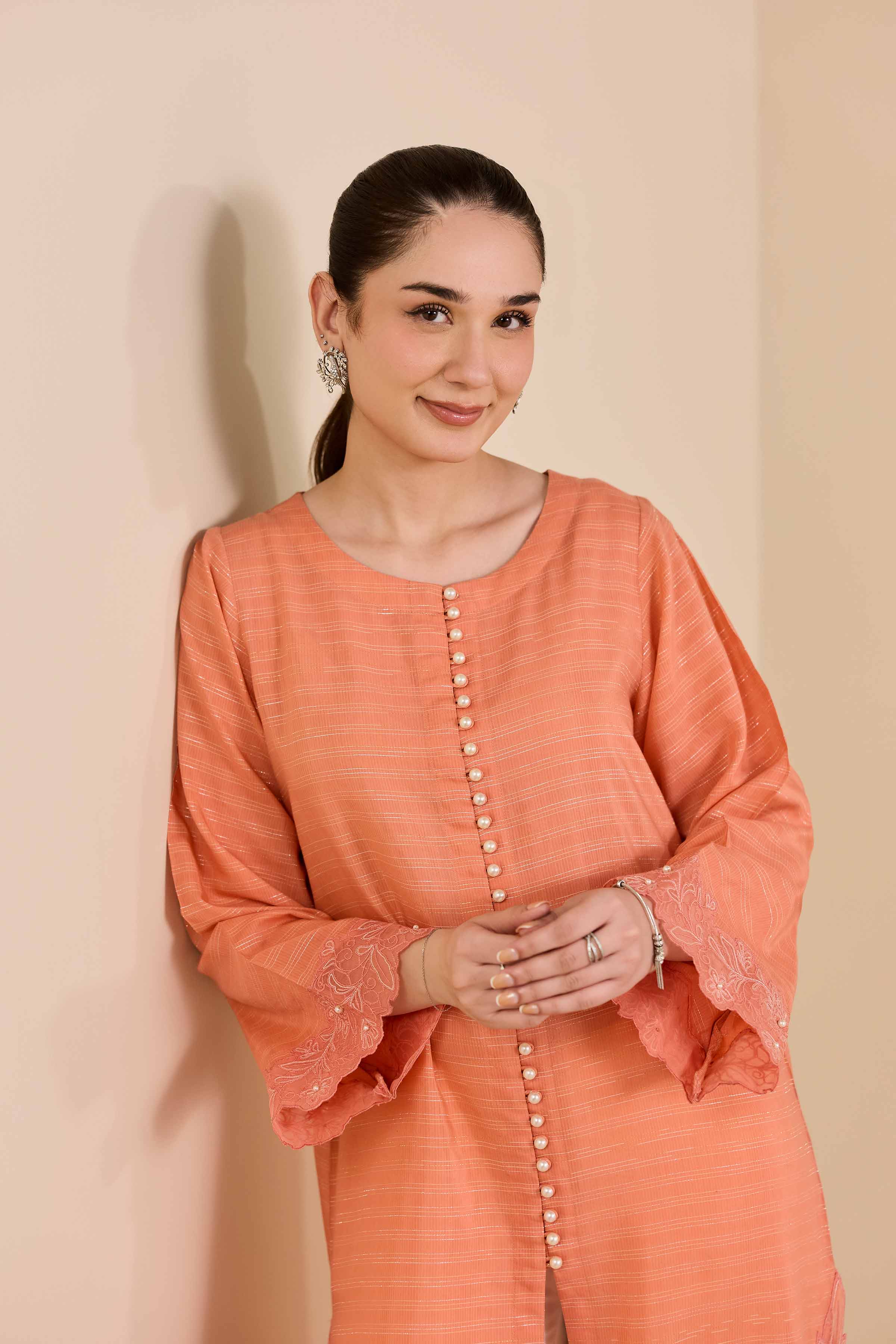 Nishat Linen UAE - Embroidered Shirt - FW25-48