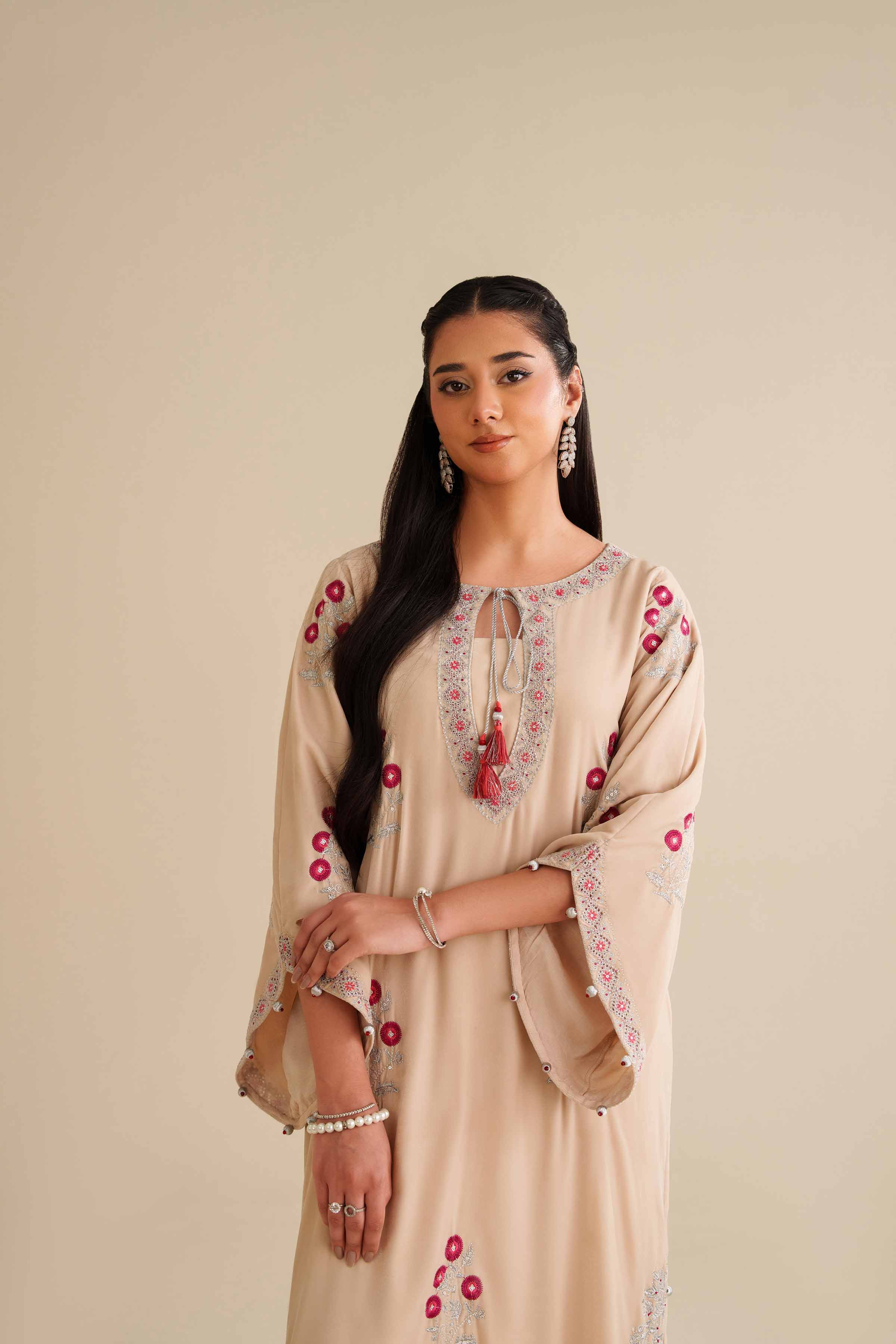 Nishat Linen UAE - Embroidered Shirt - FW25-57