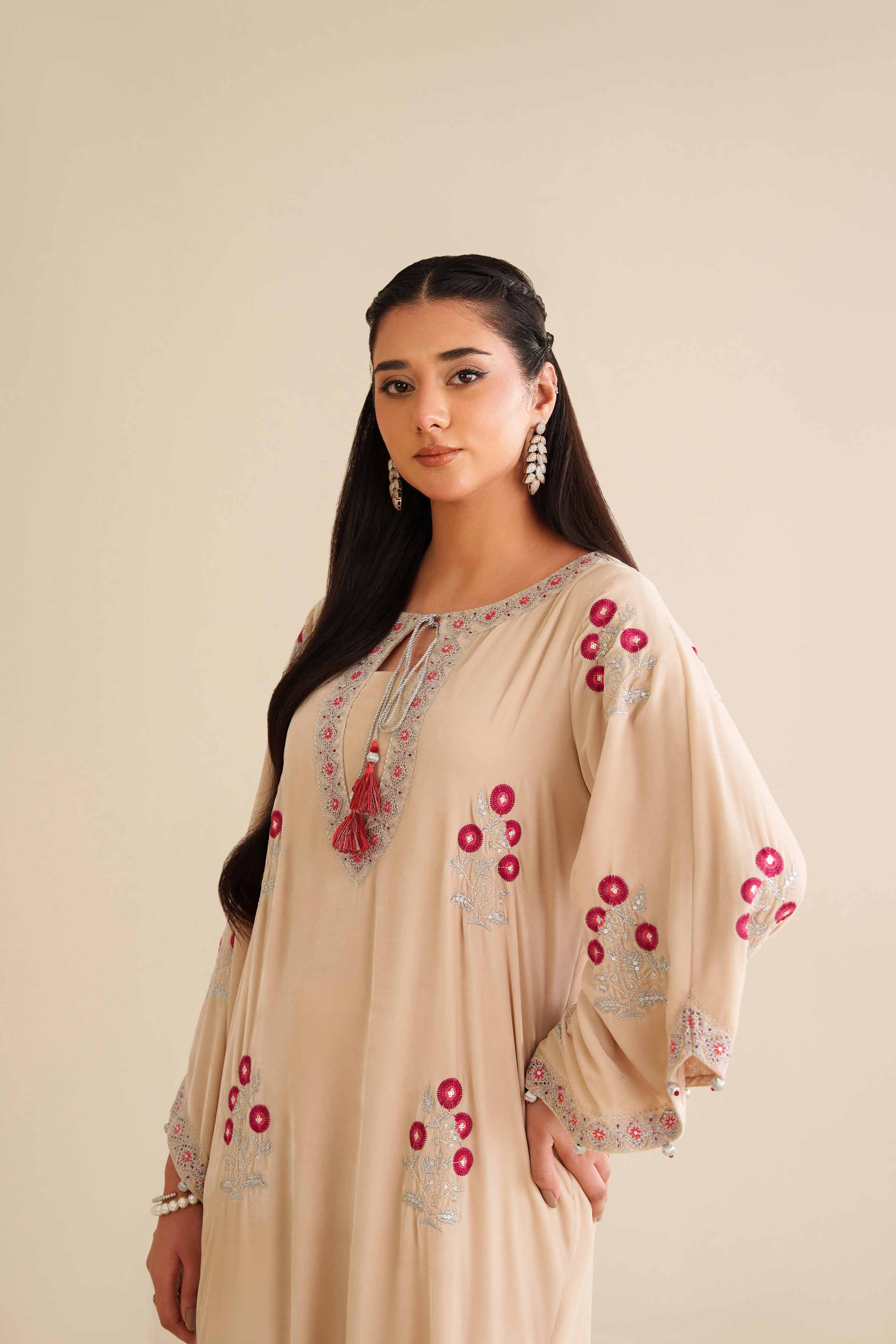 Nishat Linen UAE - Embroidered Shirt - FW25-57