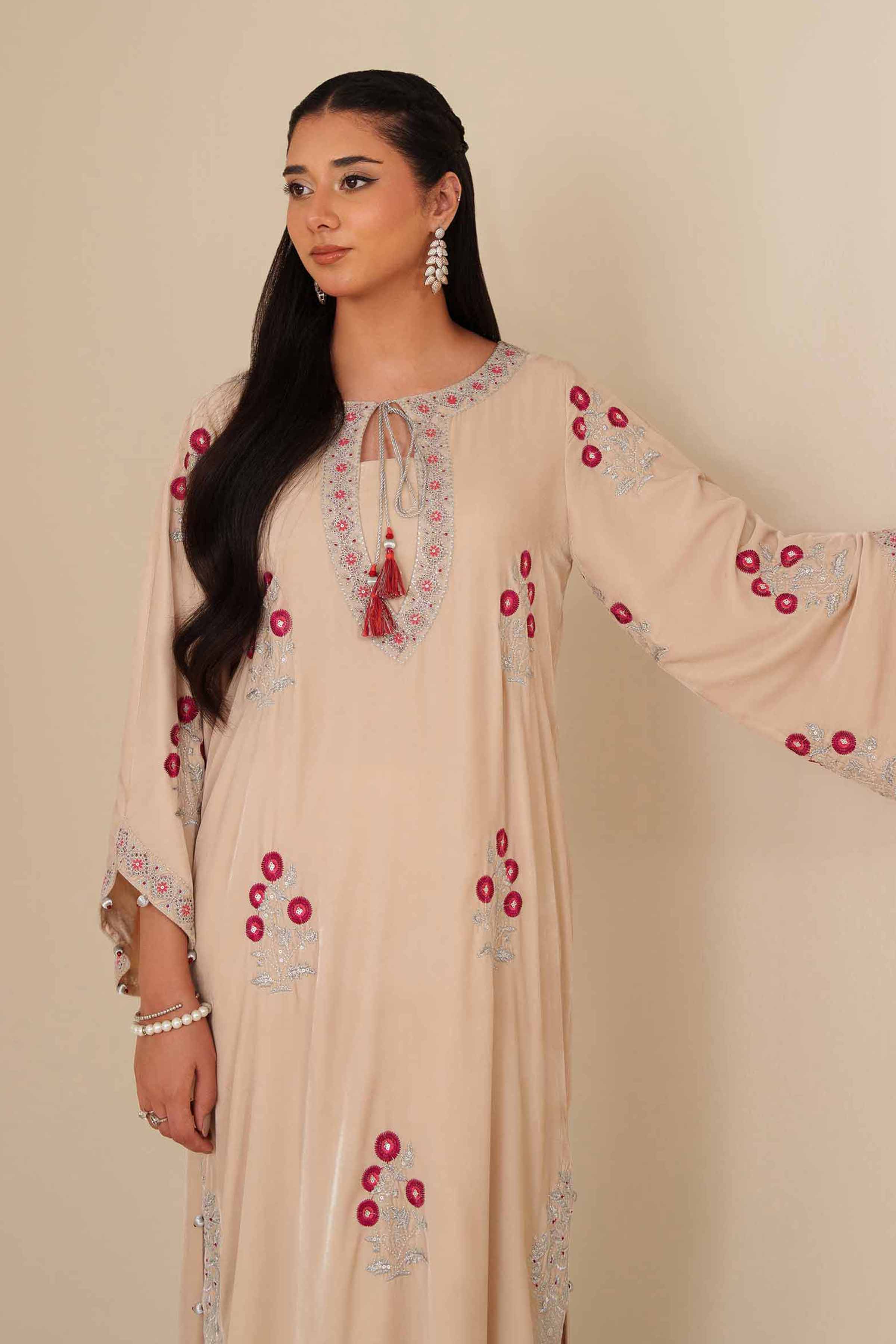 Nishat Linen UAE - Embroidered Shirt - FW25-57