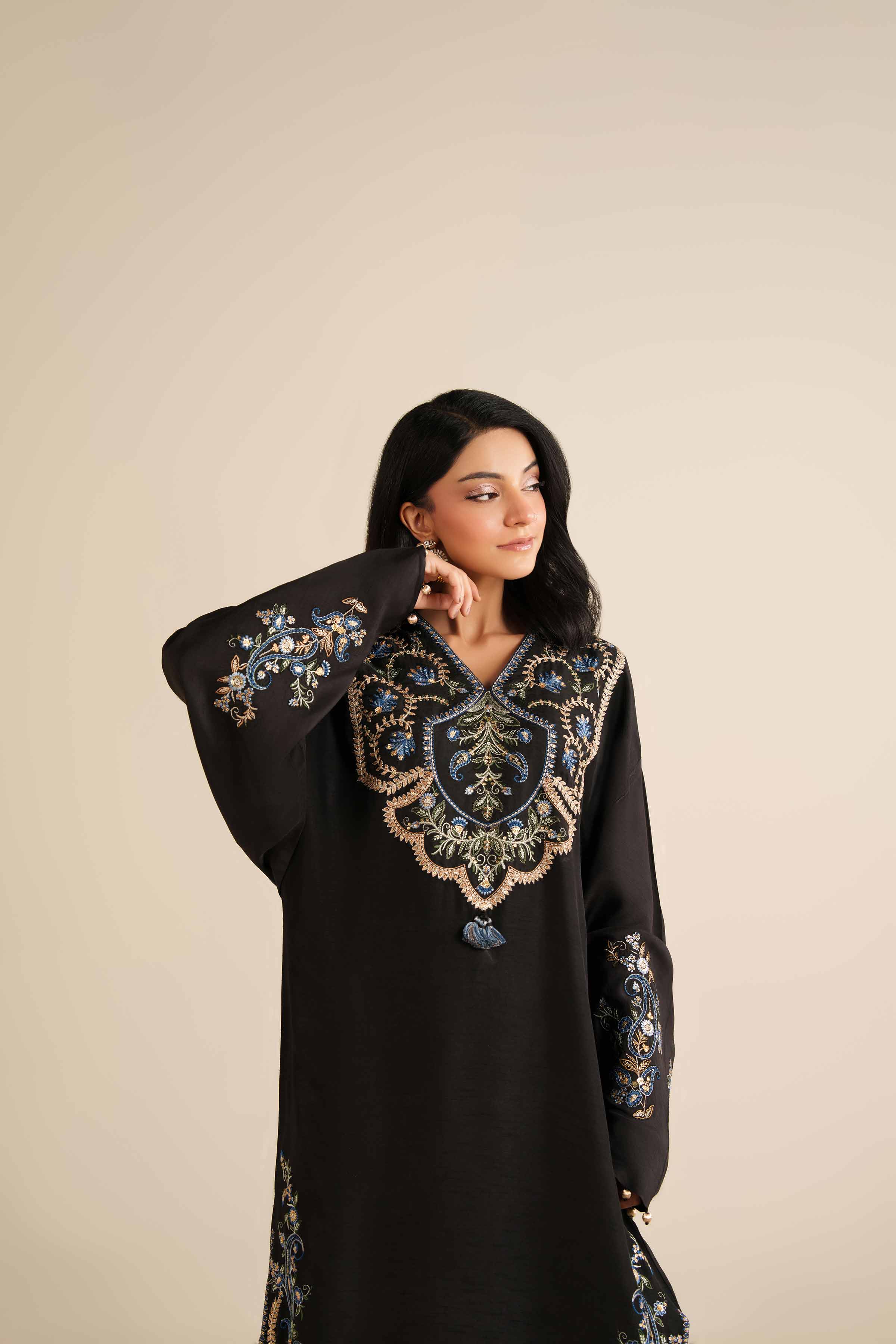 Nishat Linen UAE - Embroidered Shirt - FW25-60