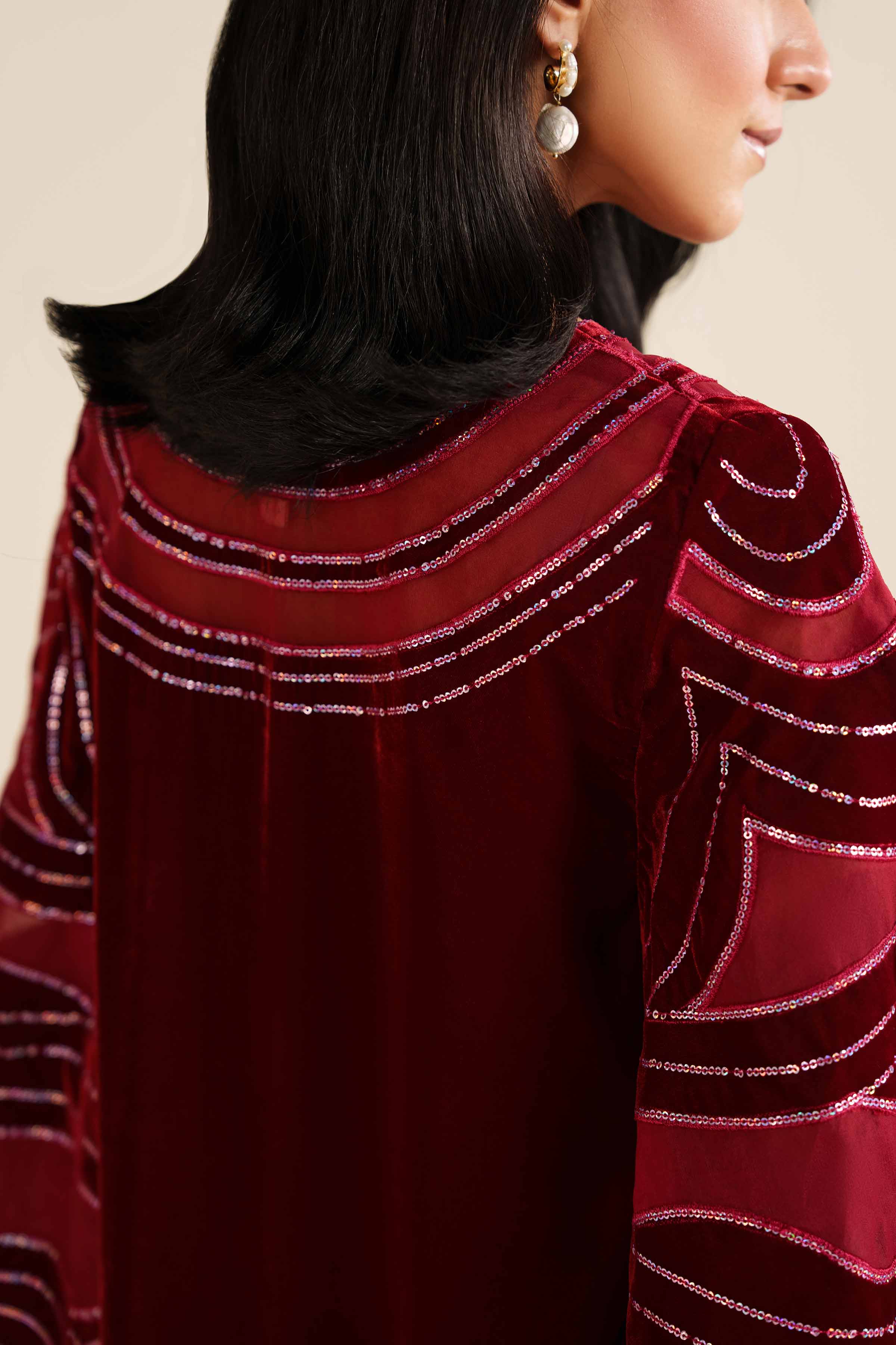 Nishat Linen UAE - Embroidered Shirt - FW25-61