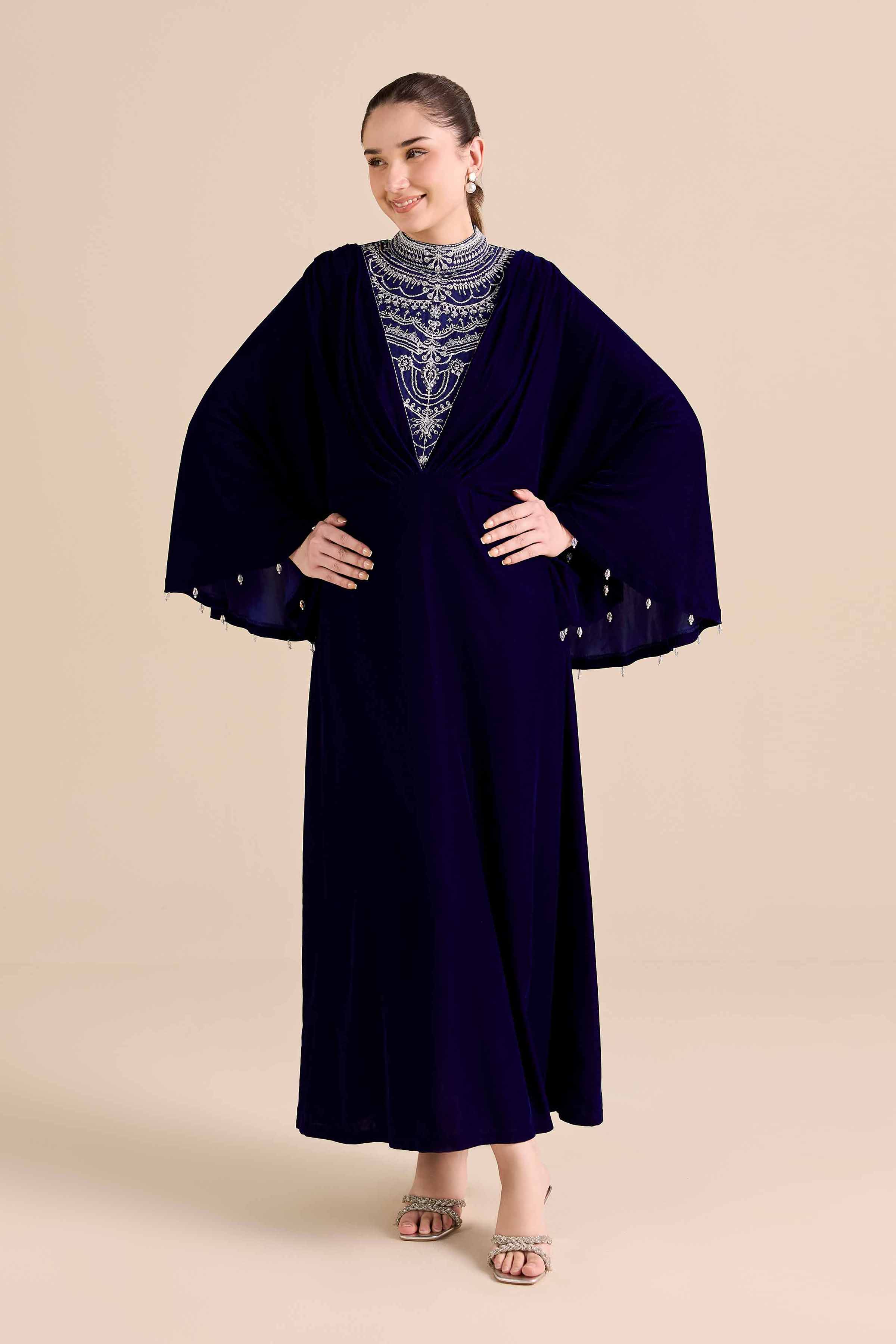 Nishat Linen UAE - Embroidered Dress - FW25-62
