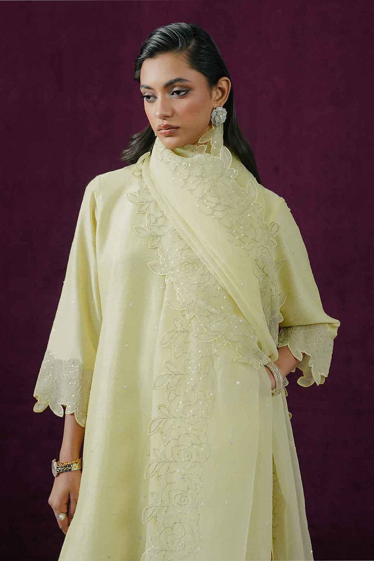 3 PIECE - EMBROIDERED SUIT - KBS26-119 for Women - Boutique Collection | Nishat UAE | Shop Online 