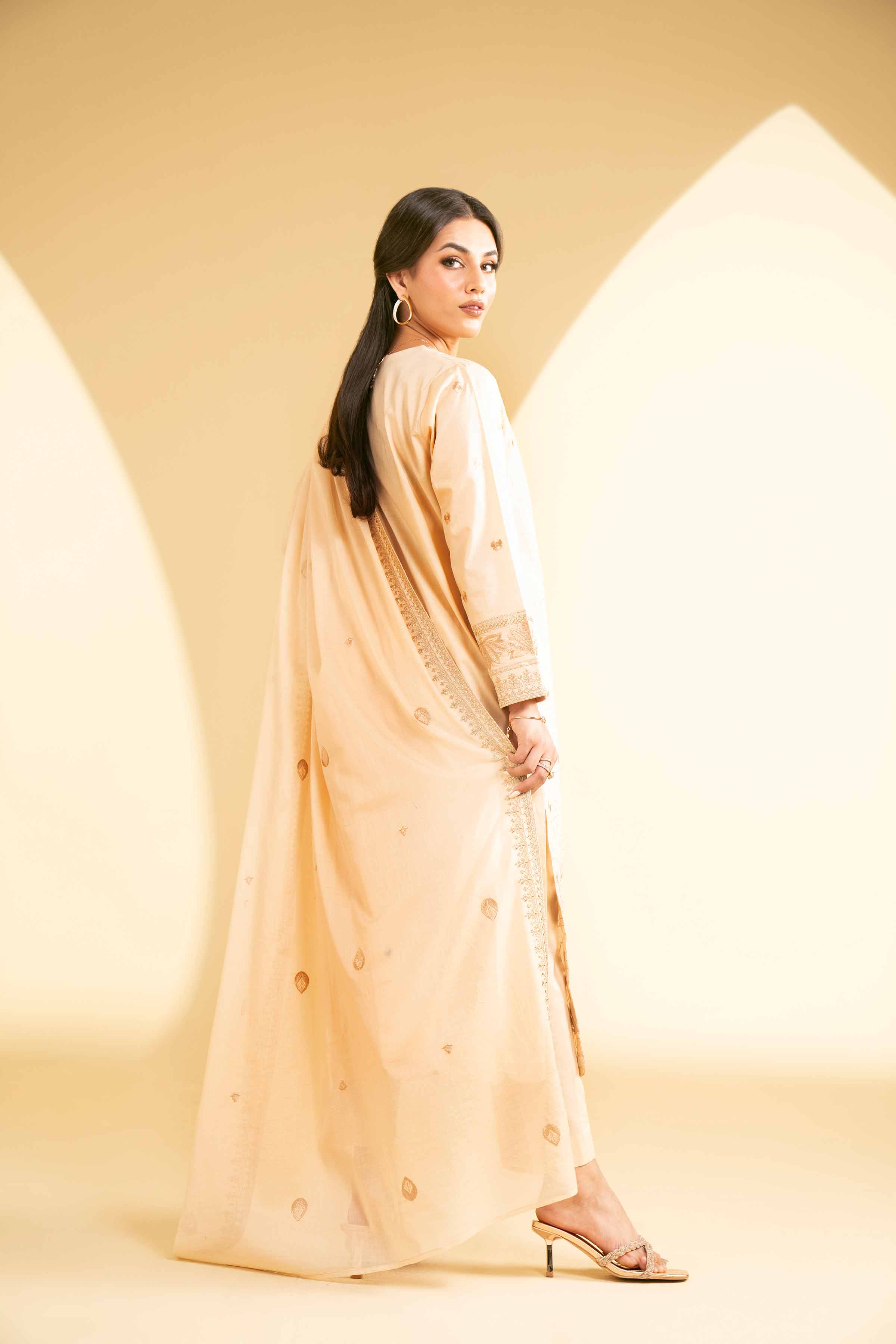 3 Piece - Embroidered Suit - KFE25-03