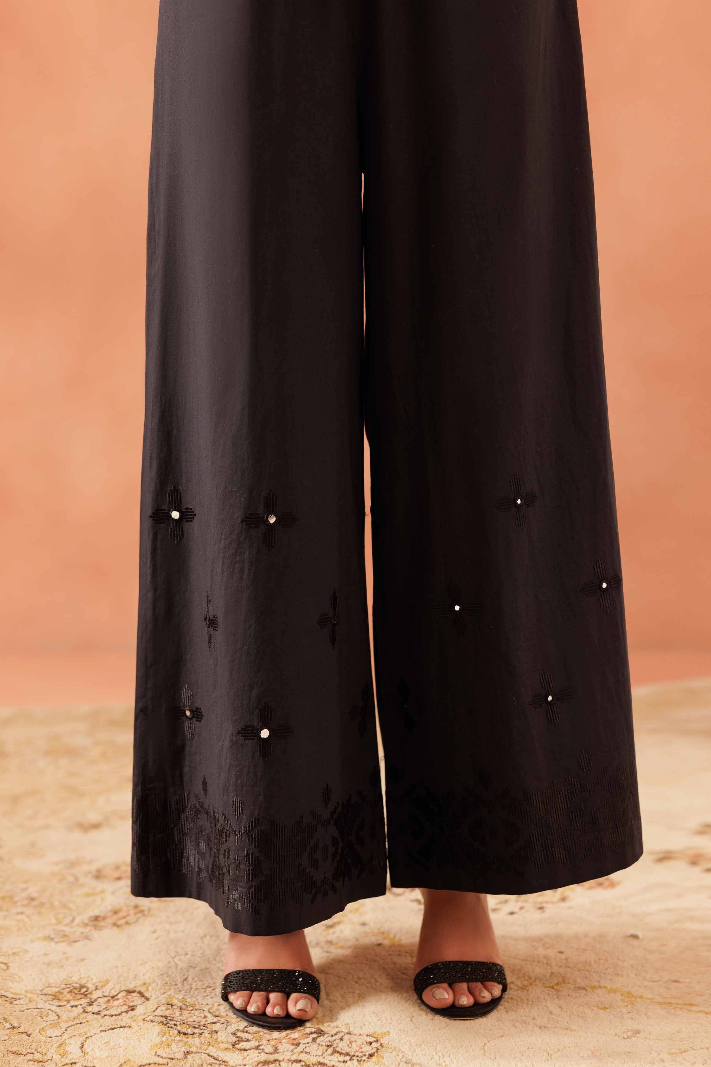 Embroidered Trousers - KFE25-108