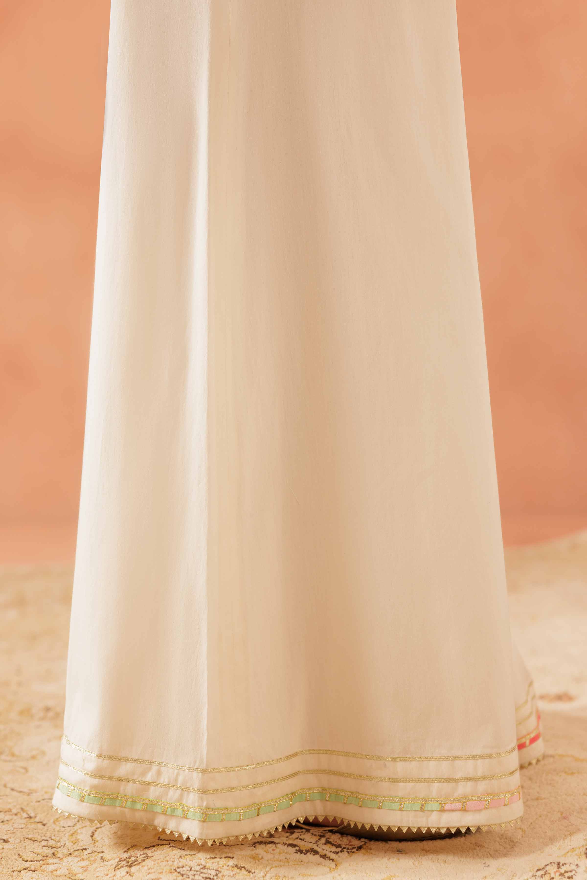 Embroidered Trousers - KFE25-109