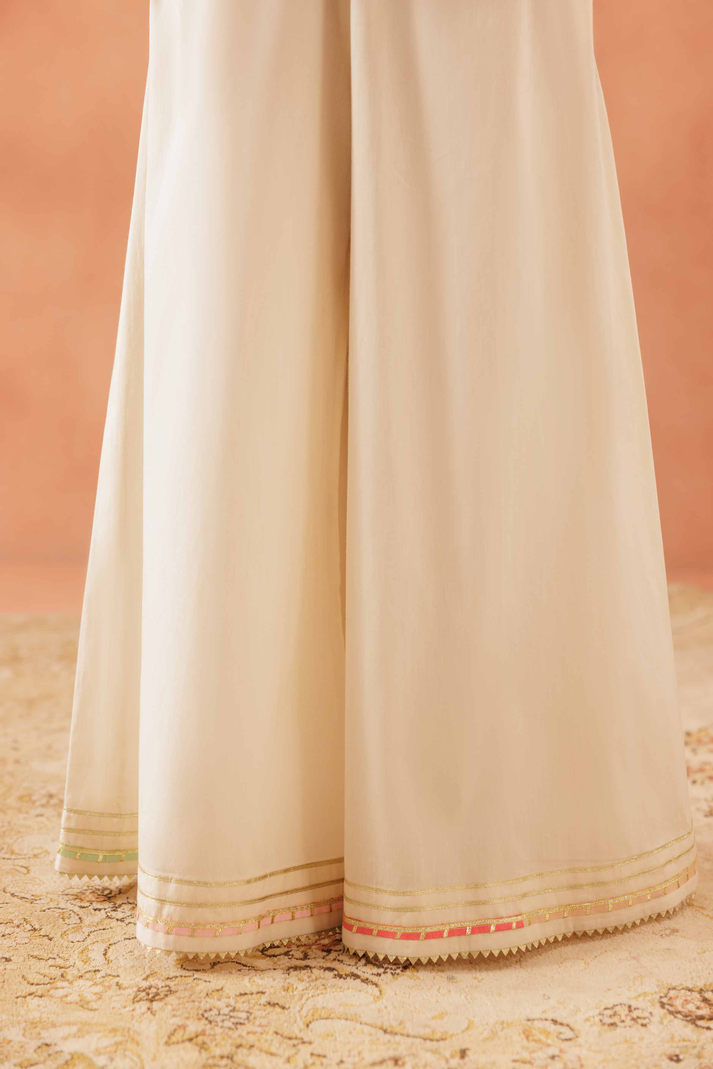 Embroidered Trousers - KFE25-109
