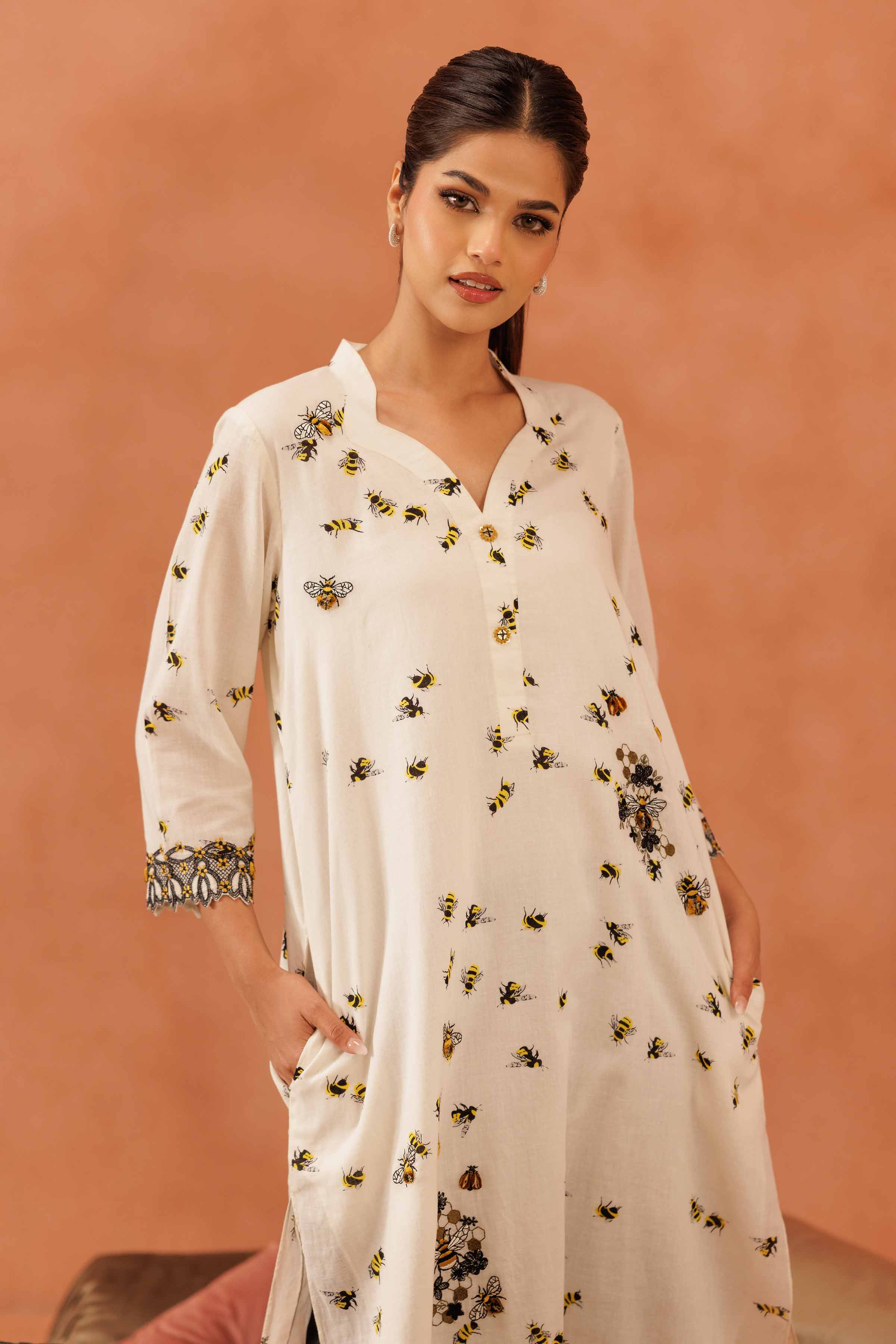 2 Piece - Embroidered Suit - KFE25-123