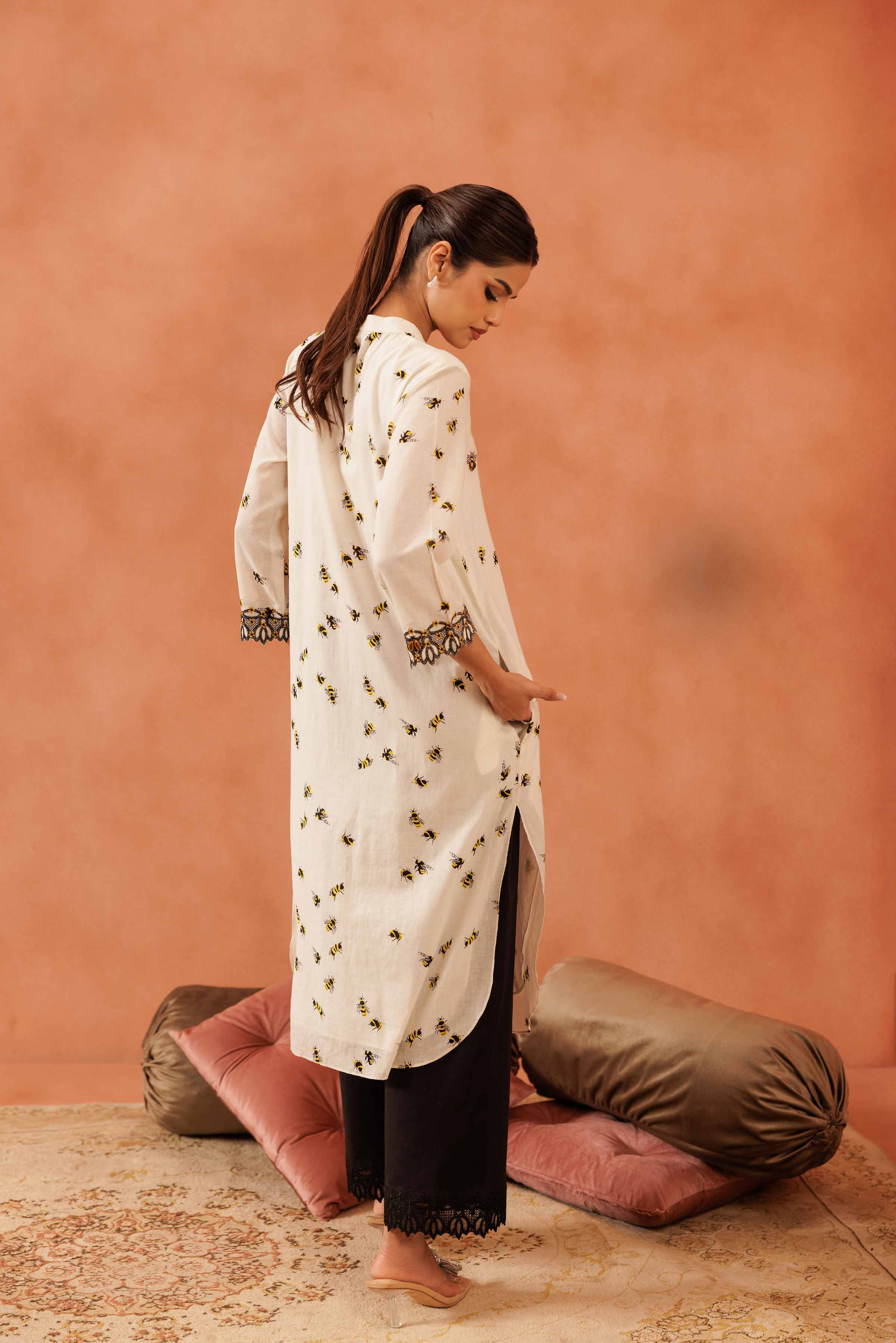 2 Piece - Embroidered Suit - KFE25-123