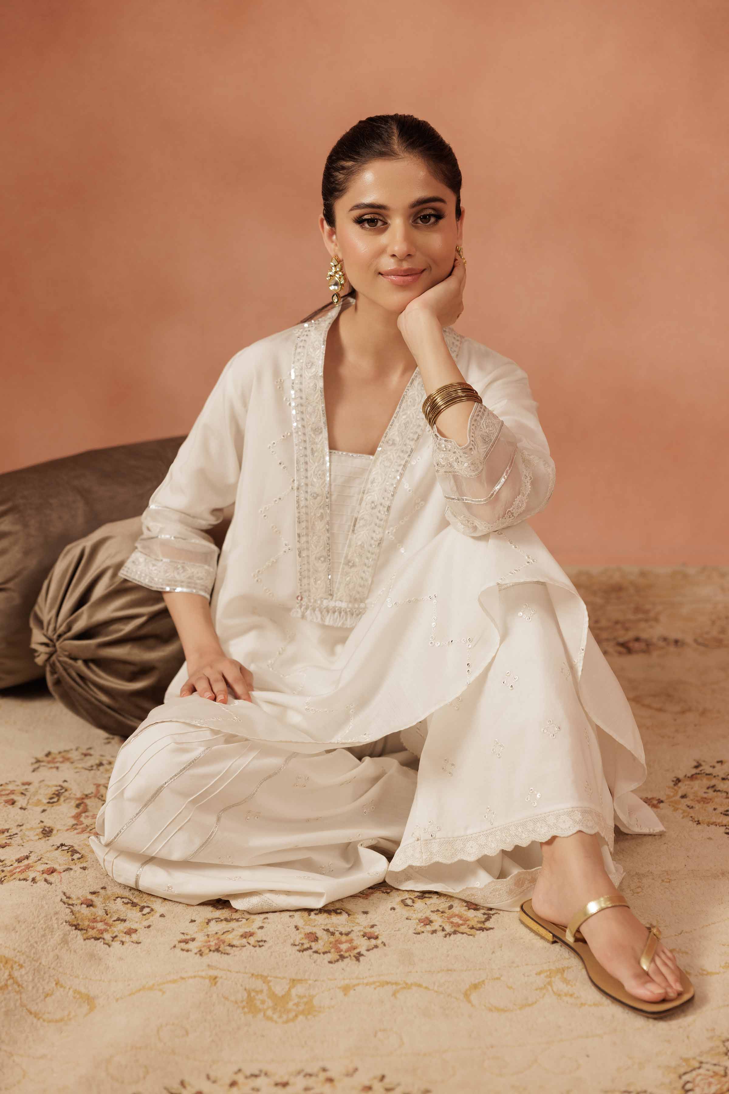 2 Piece - Embroidered Suit - KFE25-135