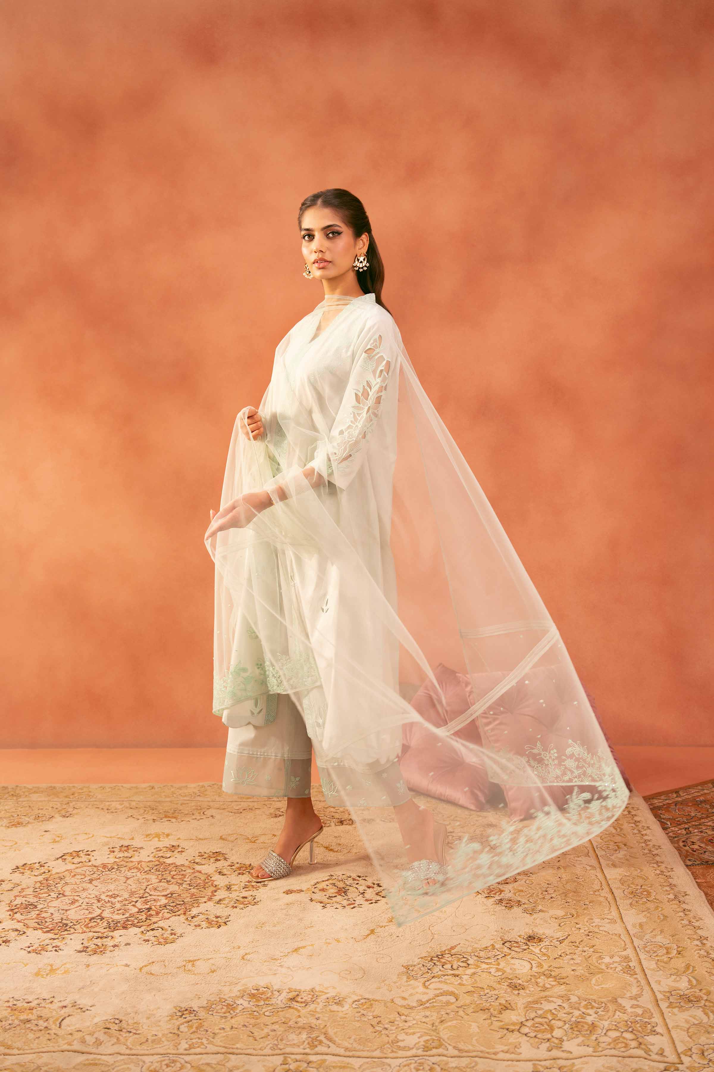 3 Piece - Embroidered Suit - KFE25-136