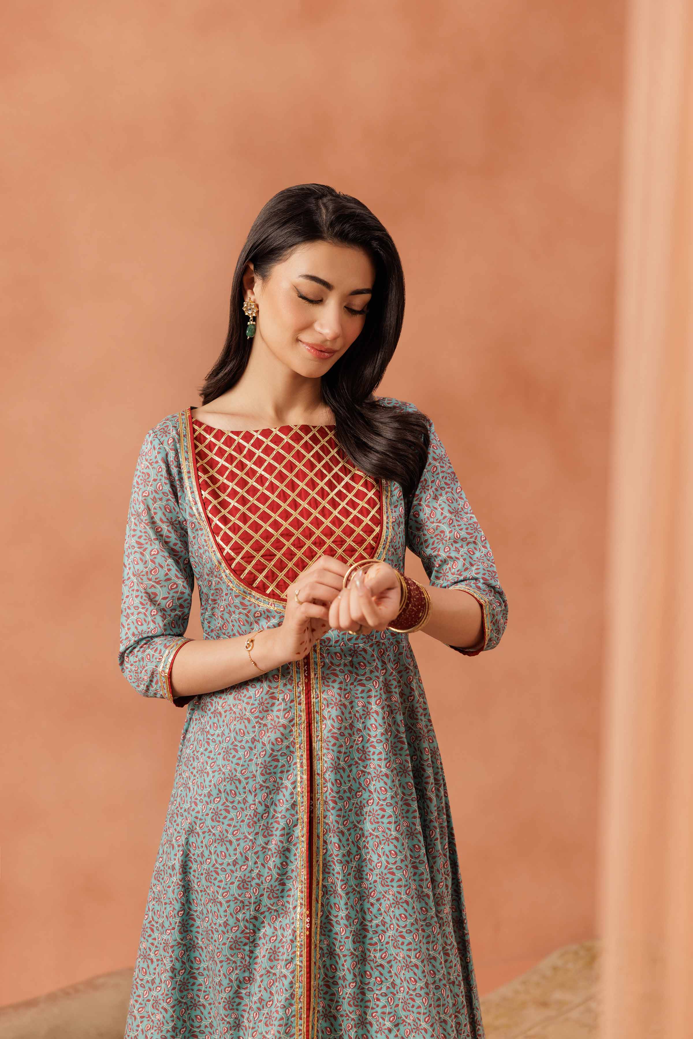 2 Piece - Printed Suit - KFE25-140