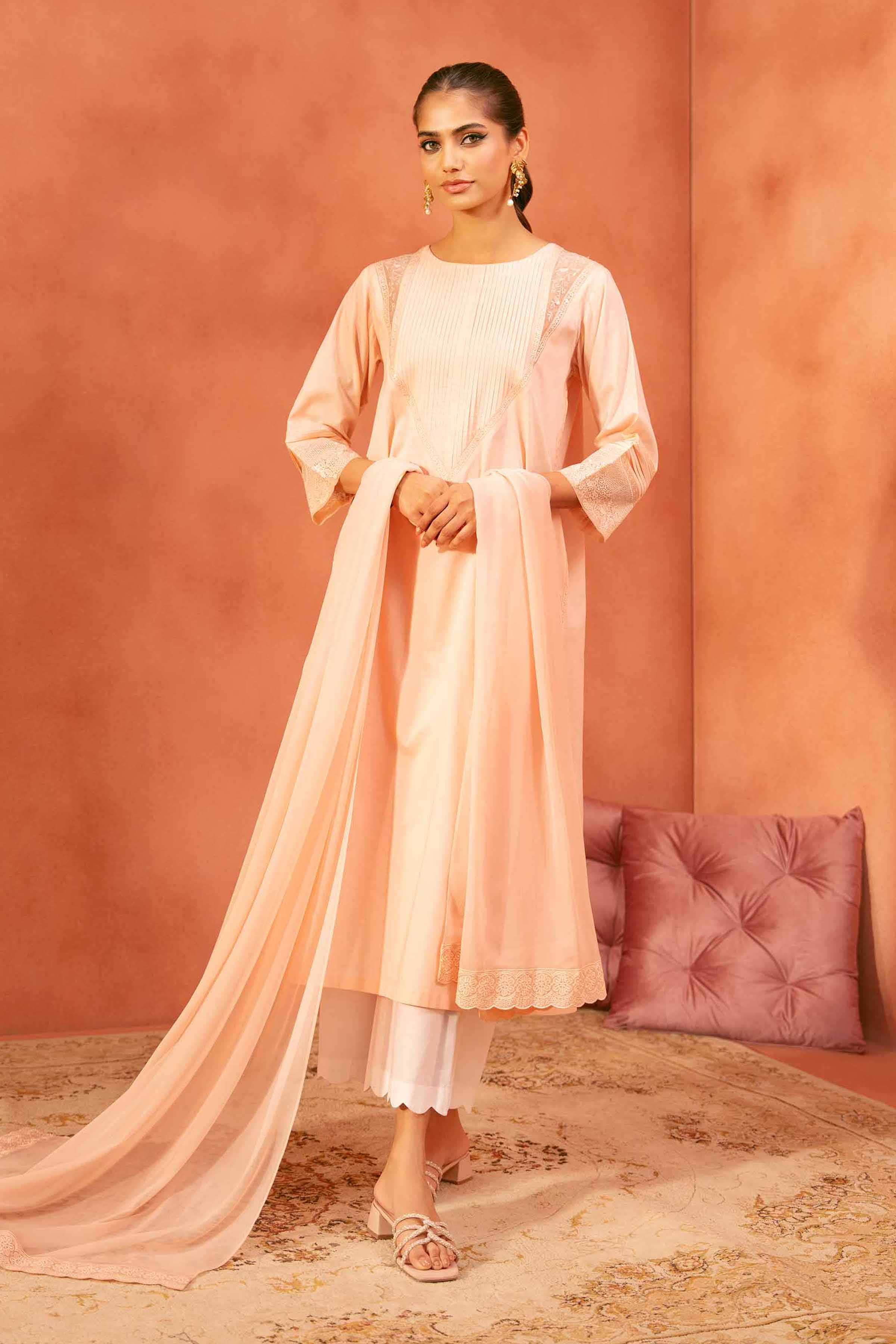 2 Piece - Embroidered Suit - KFE25-145