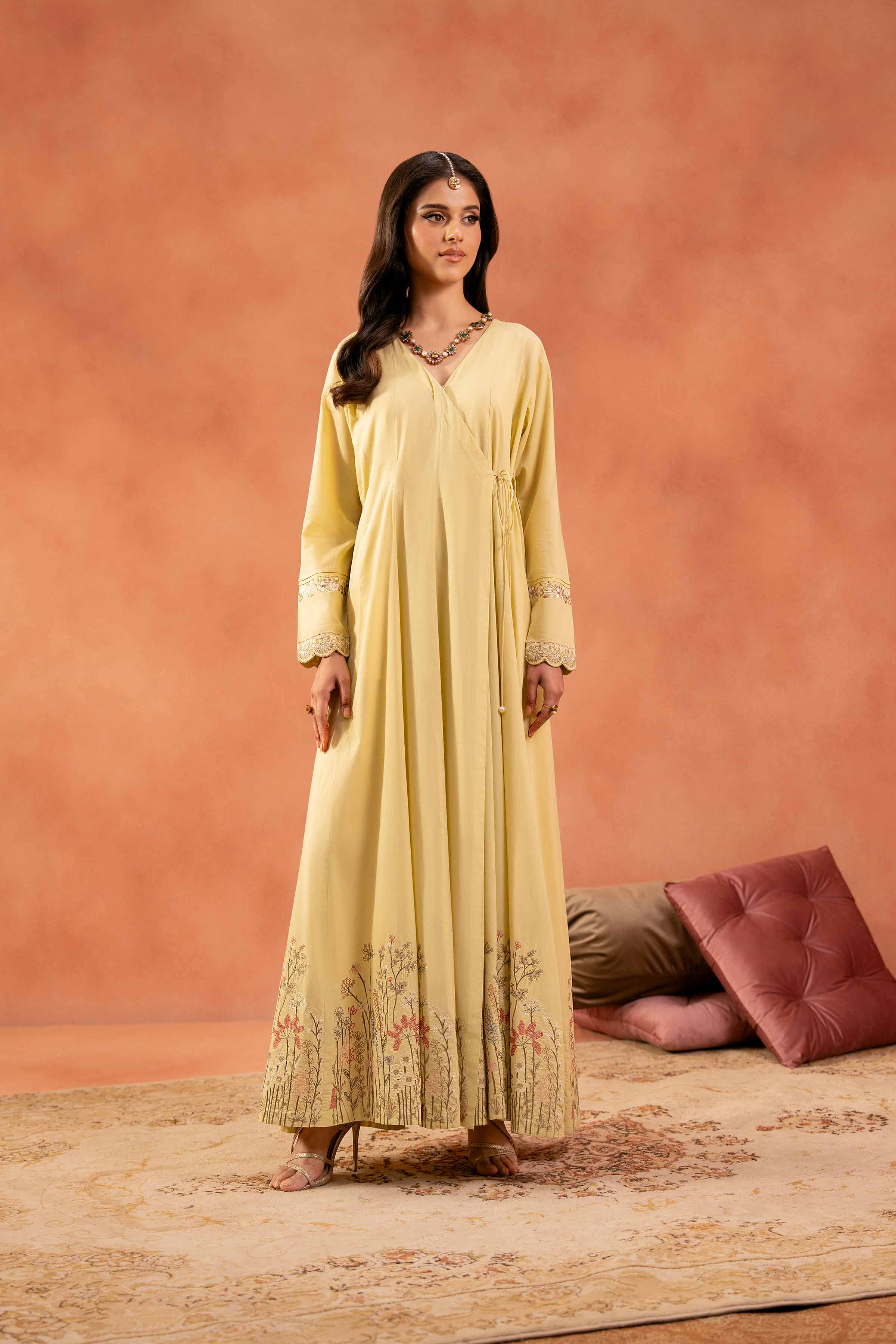 Embroidered Dress - KFE25-180