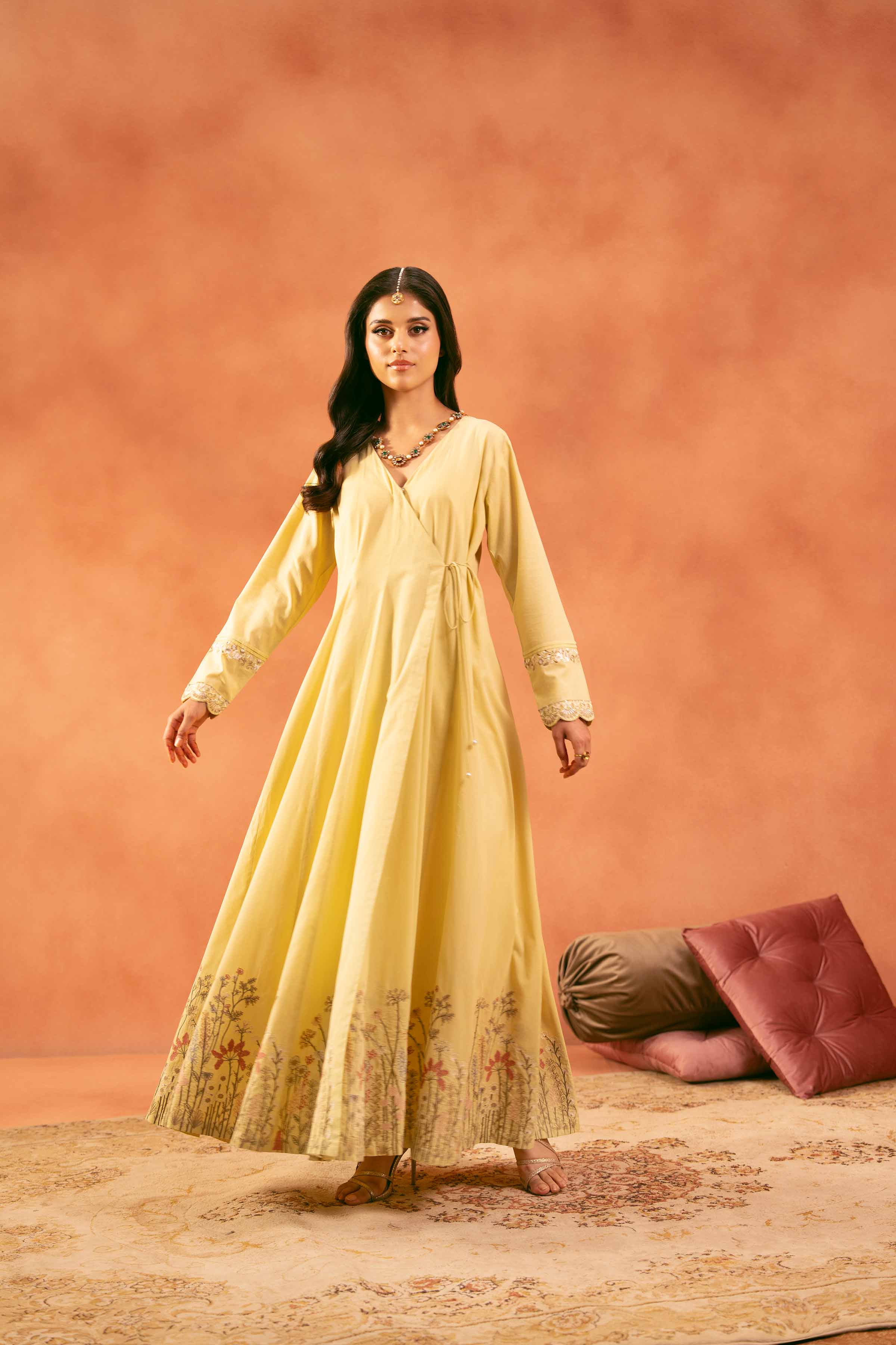 Embroidered Dress - KFE25-180