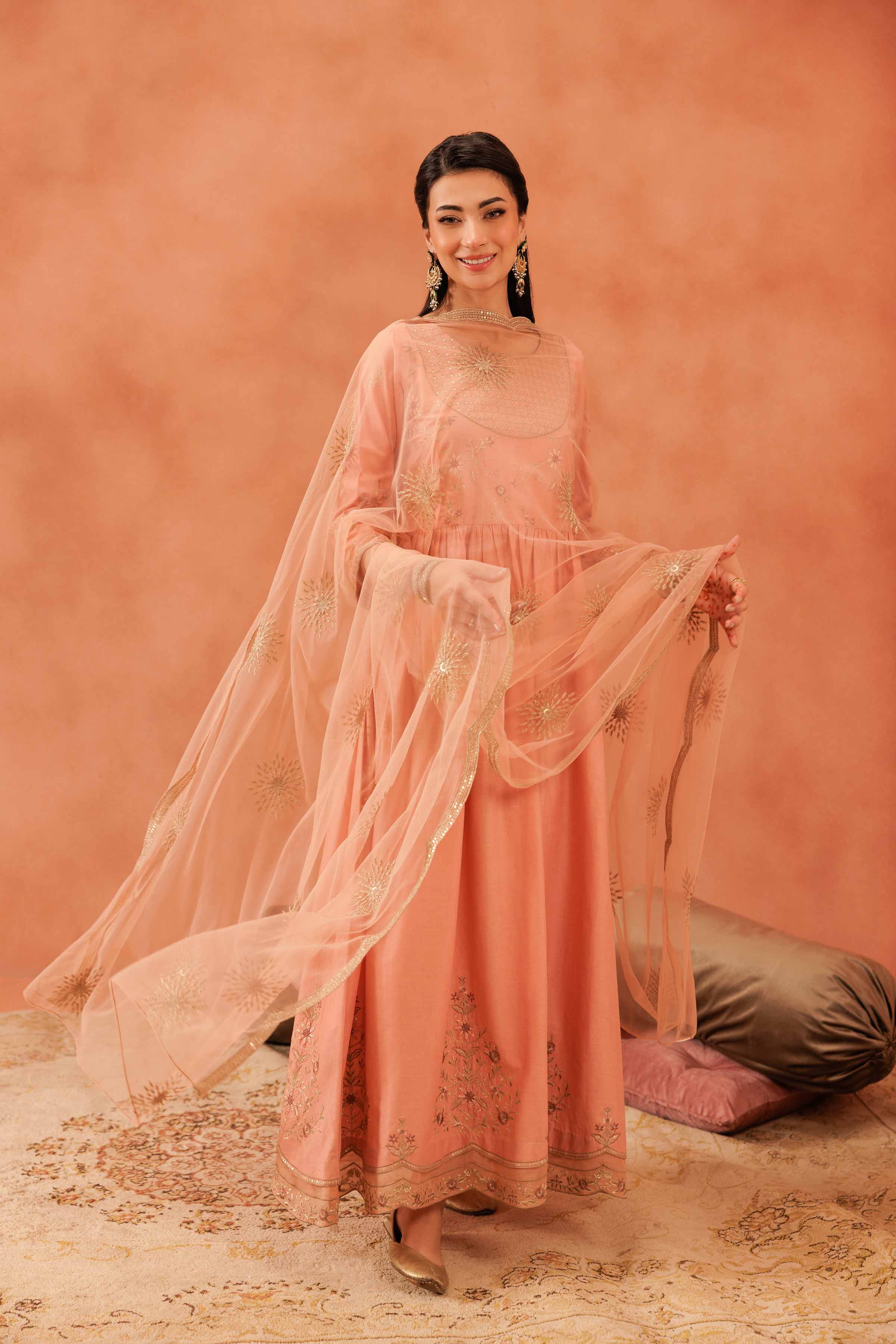 2 Piece - Embroidered Suit - KFE25-36