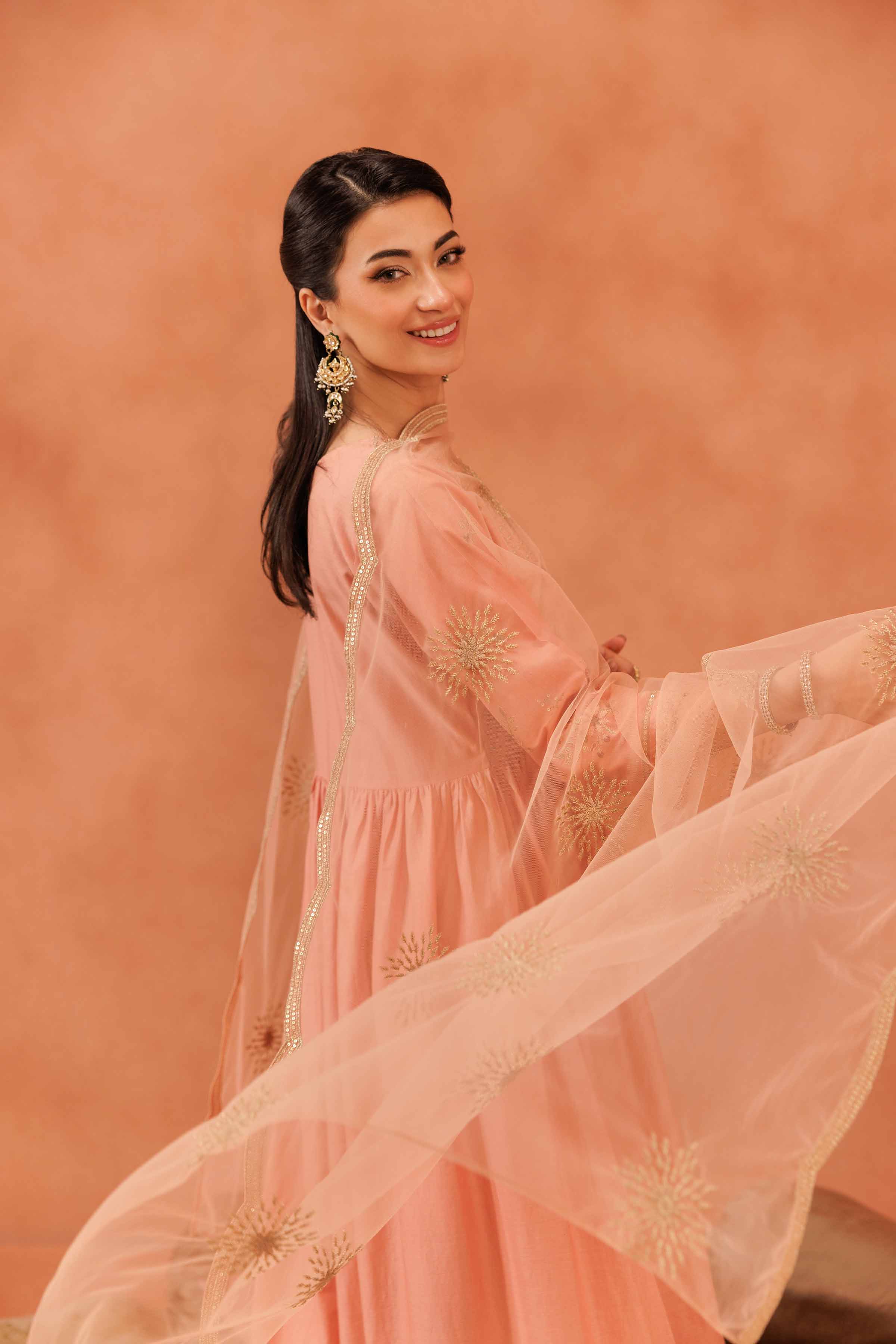 2 Piece - Embroidered Suit - KFE25-36