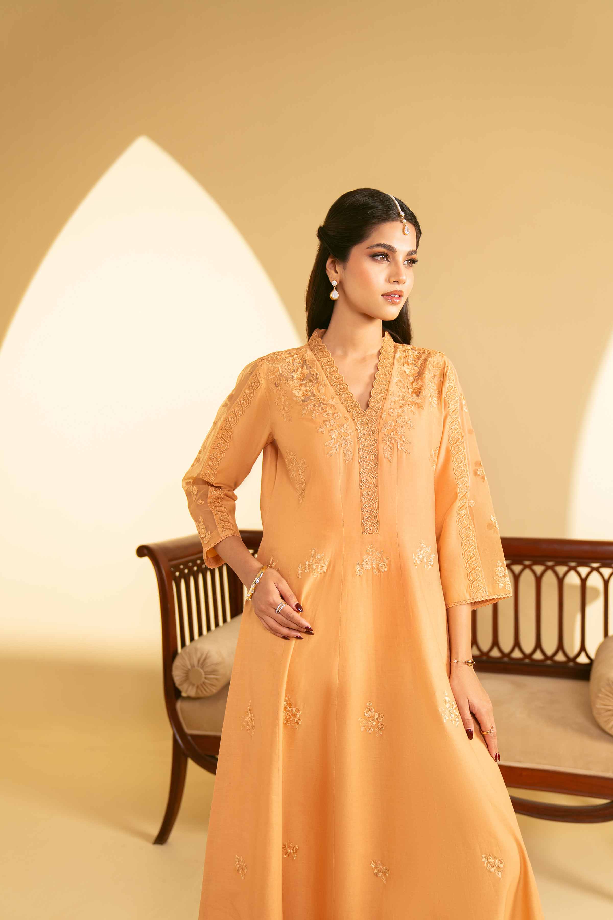 Embroidered Dress - KFE25-37