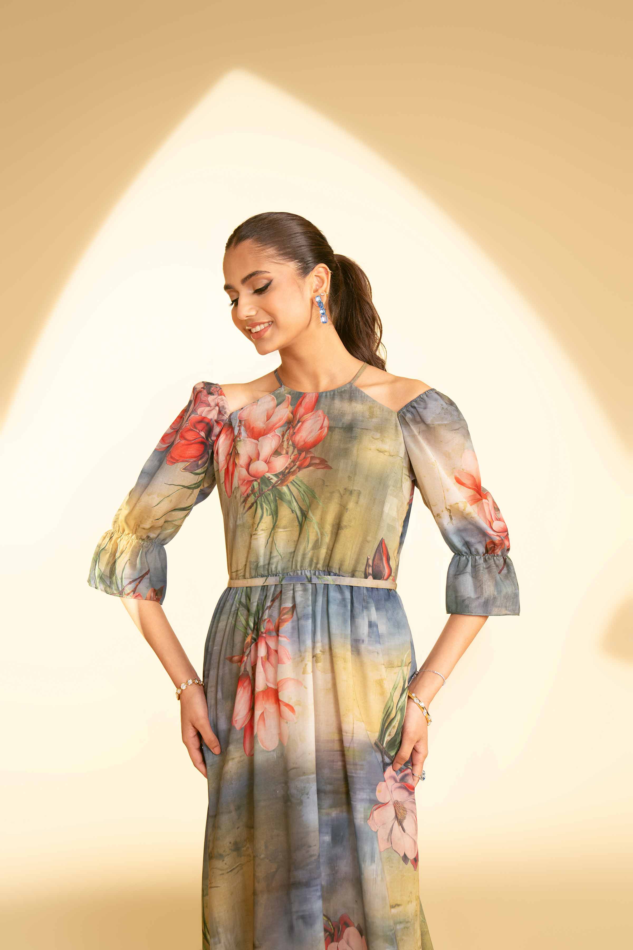 Printed Dress - KFE25-54