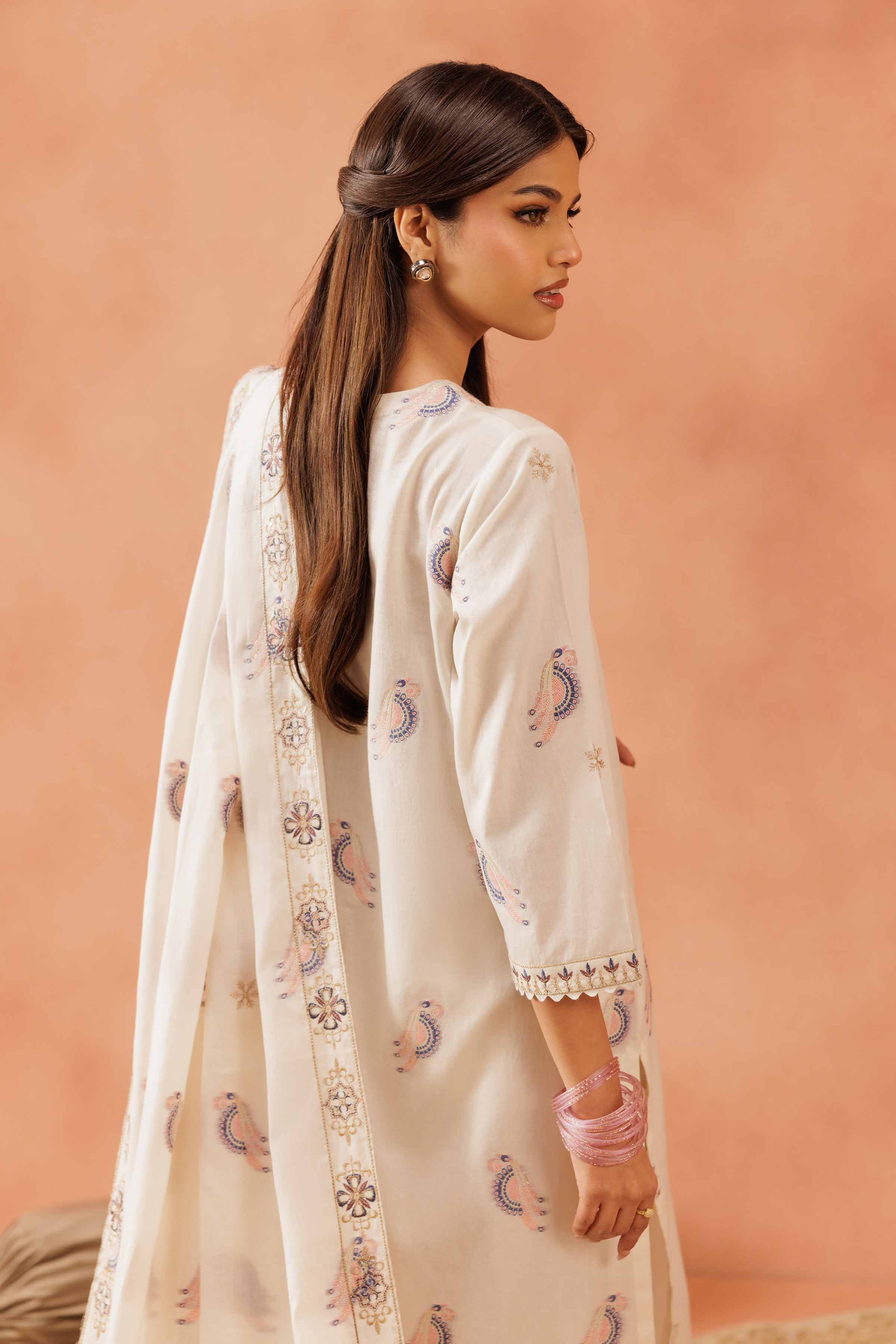 3 Piece - Embroidered Suit - KFE25-74