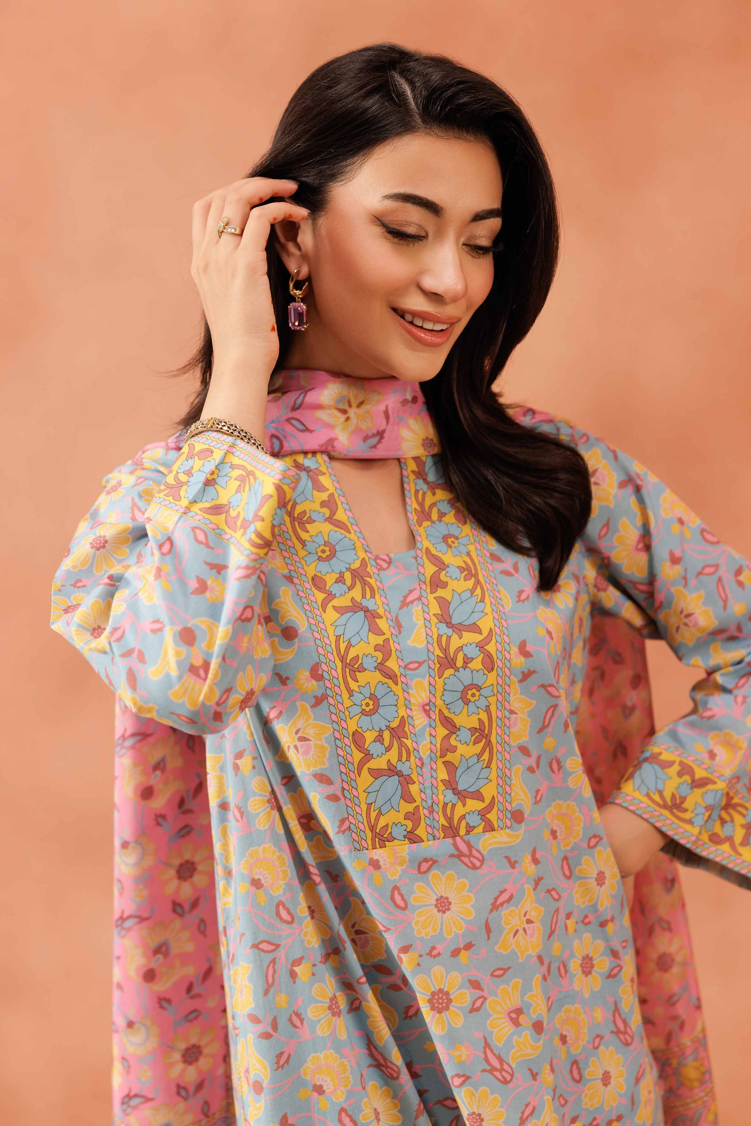 3 Piece - Printed Suit - KFE25-96