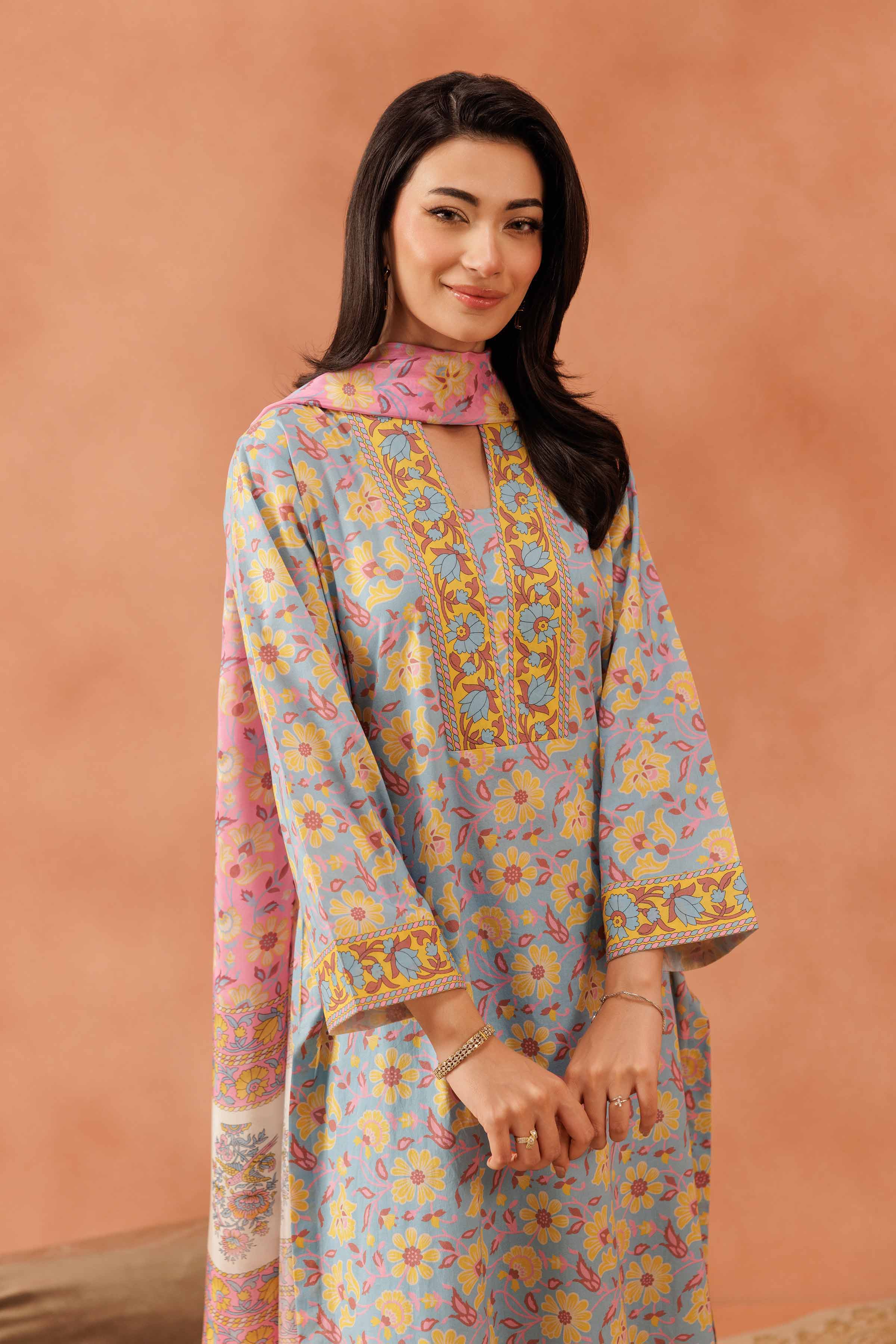 3 Piece - Printed Suit - KFE25-96