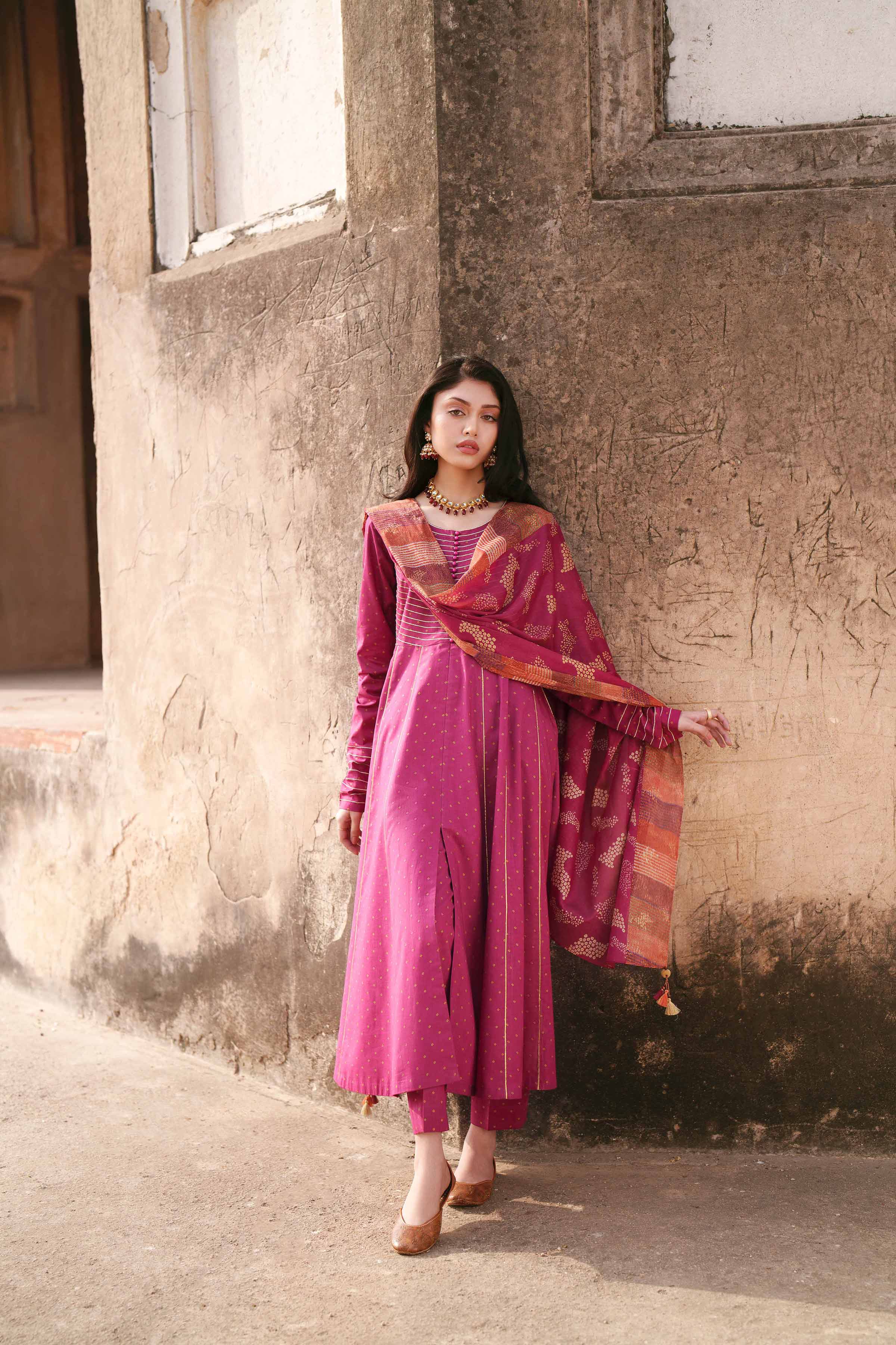 3 Piece - Embroidered Suit - KFE26-113