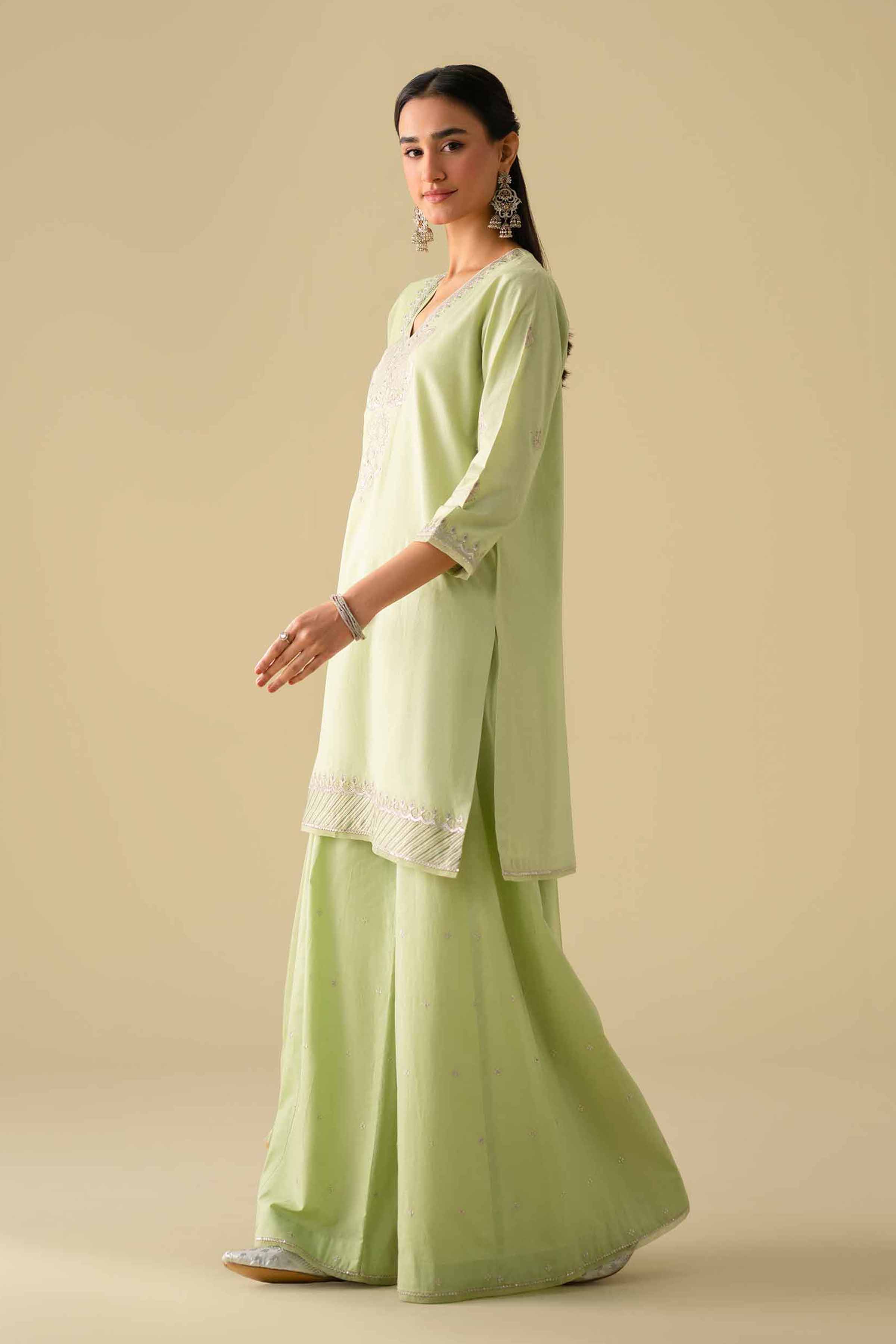 3 Piece - Embroidered Suit - KFE26-132
