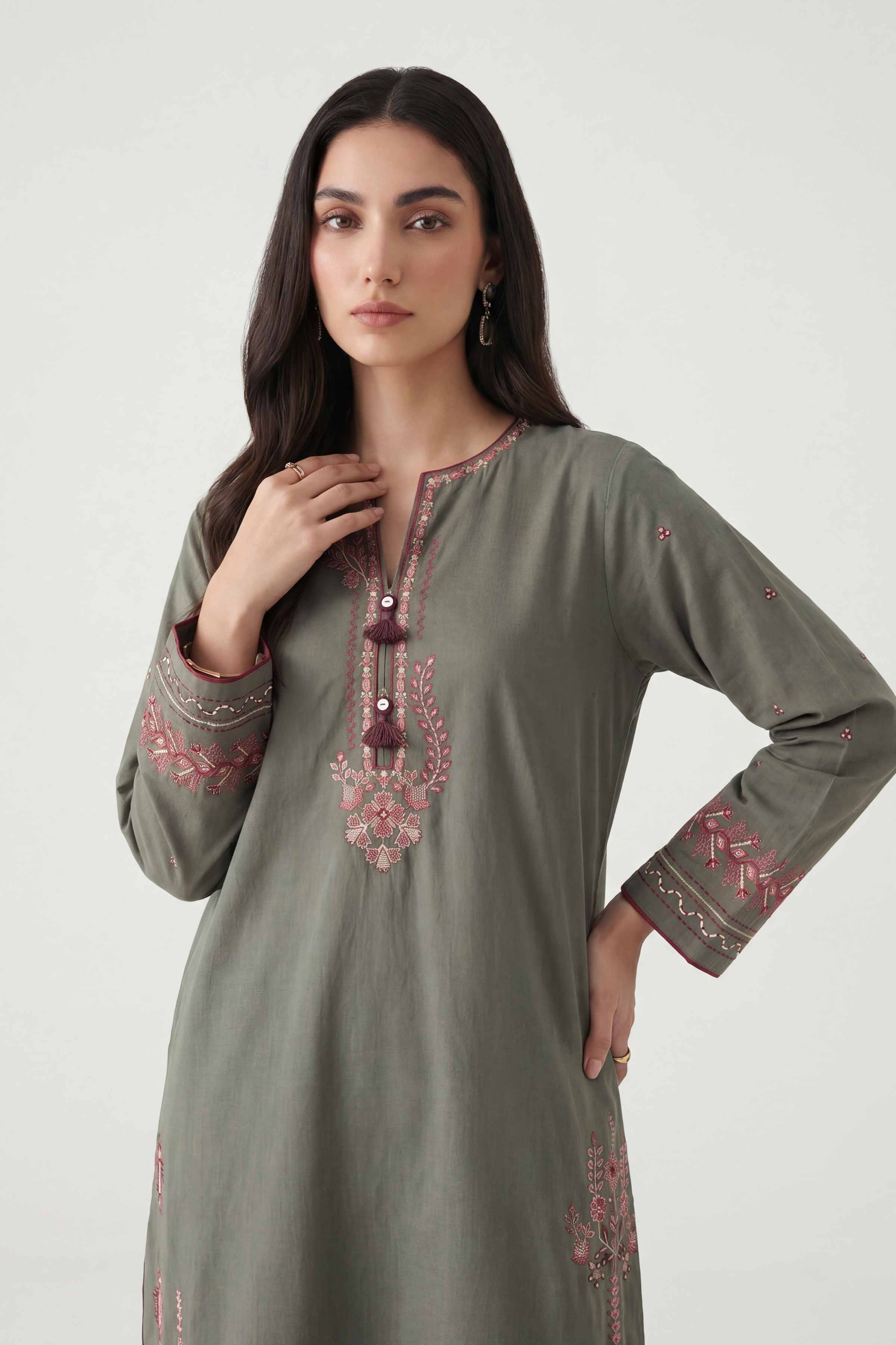 Embroidered Shirt - KFE26-137