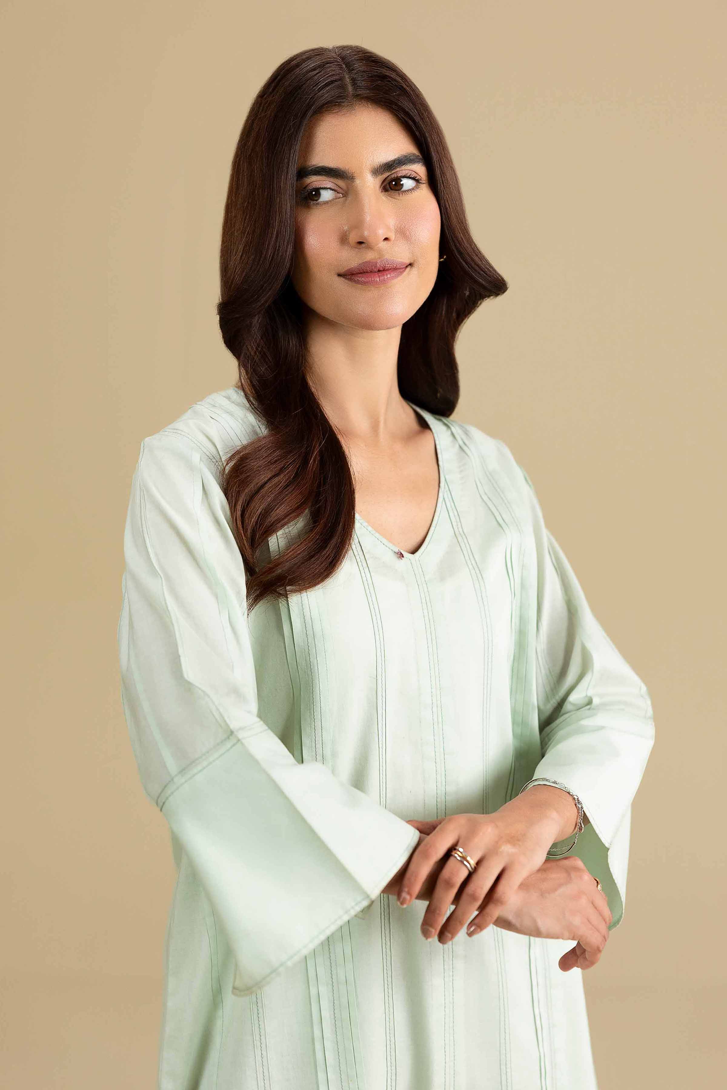 2 Piece - Solid Suit - KFE26-155 Green Cambric 2PC Solids READY TO WEAR