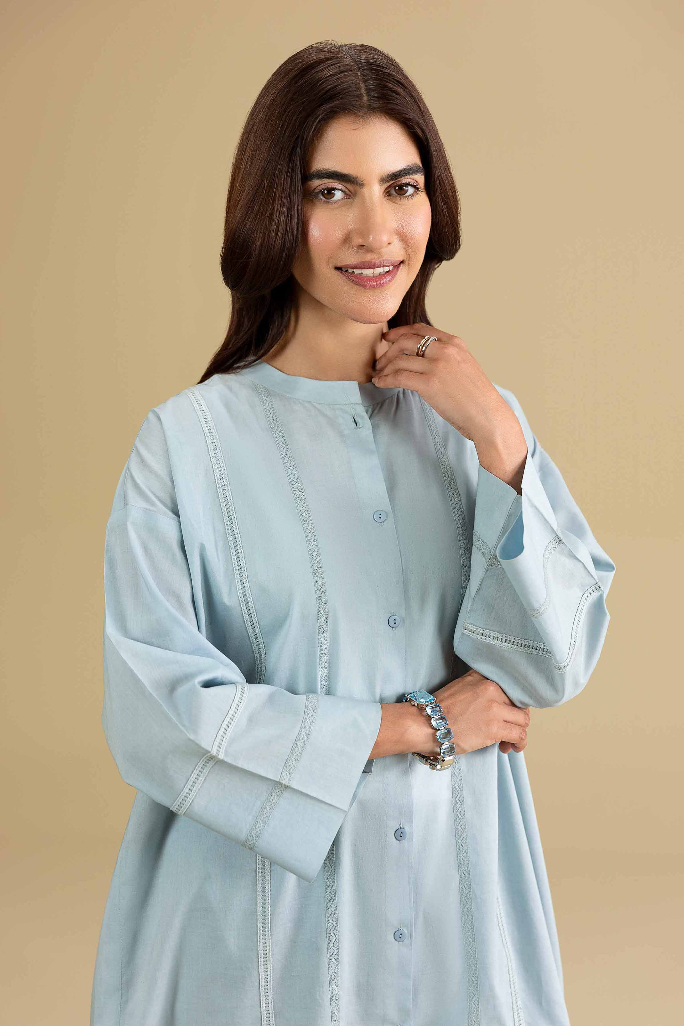 2 Piece - Solid Suit - KFE26-160 Blue Cambric 2PC Solids READY TO WEAR